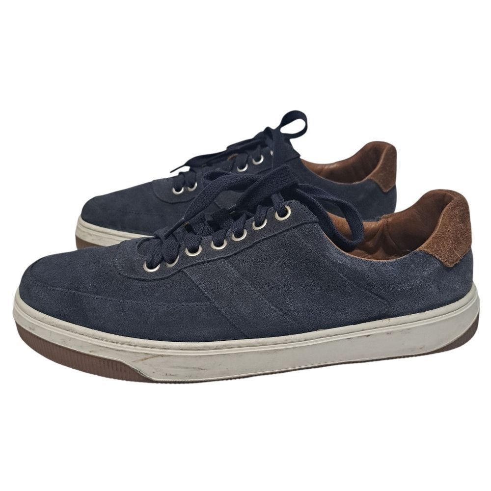 Peter Millar Peter Millar Vantage Men's Navy Suede Sneakers Lace Up Retro Size US 10 / EU 43 - 4 Thumbnail
