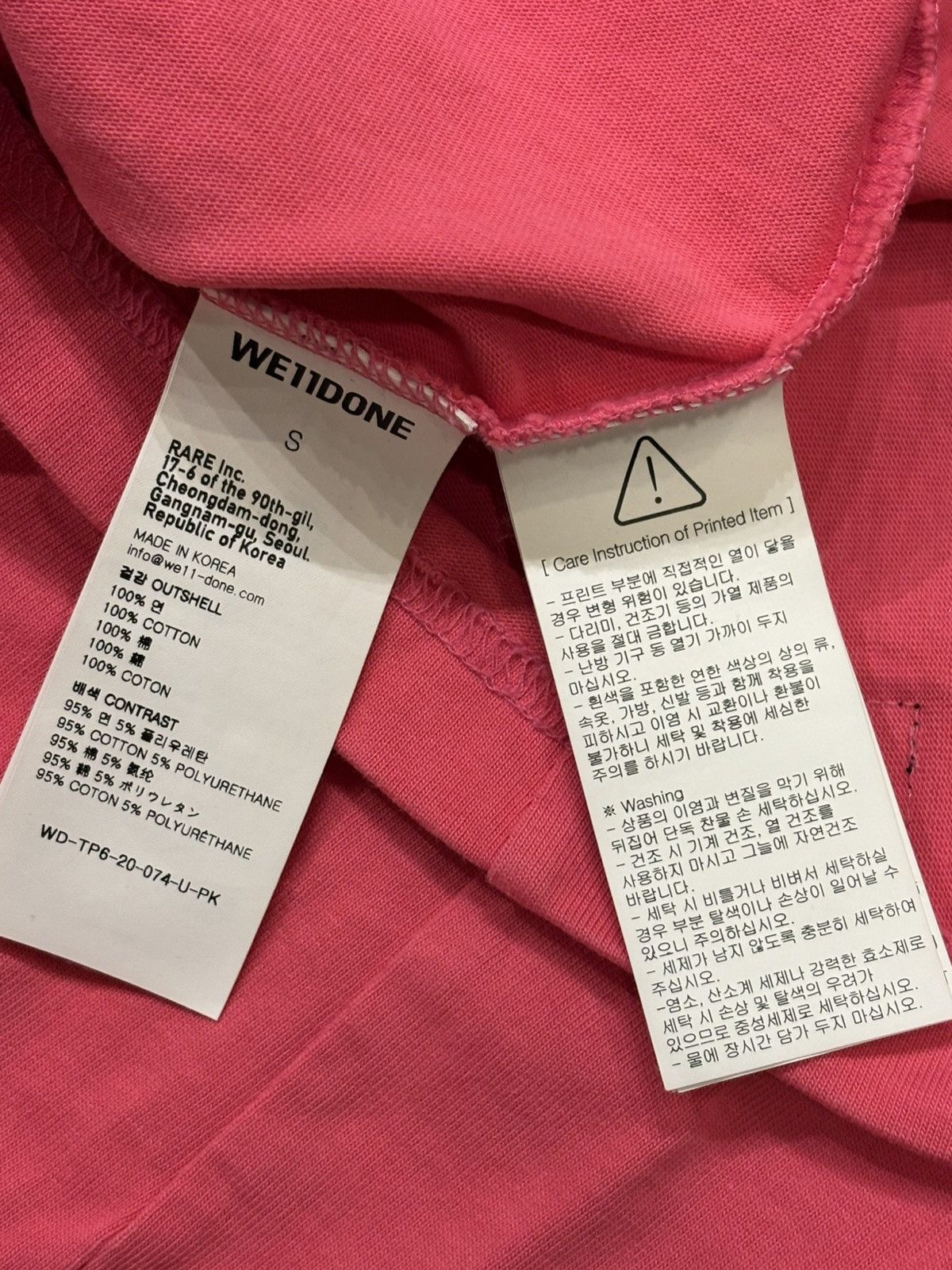 WE11DONE We11done Tee Size US S / EU 44-46 / 1 - 4 Thumbnail