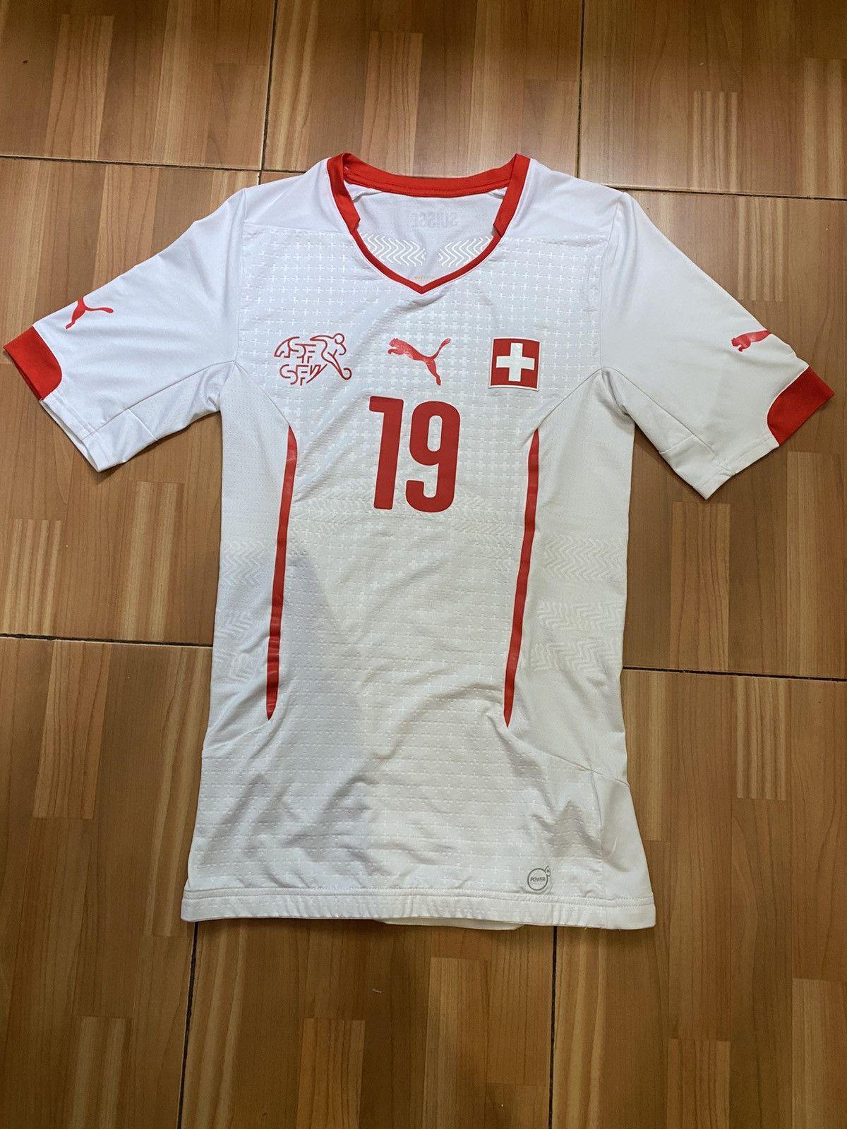 Puma Puma Switzerland 2014 World Cup Football Away Jersey #19 Size M / US 6-8 / IT 42-44 - 1 Thumbnail