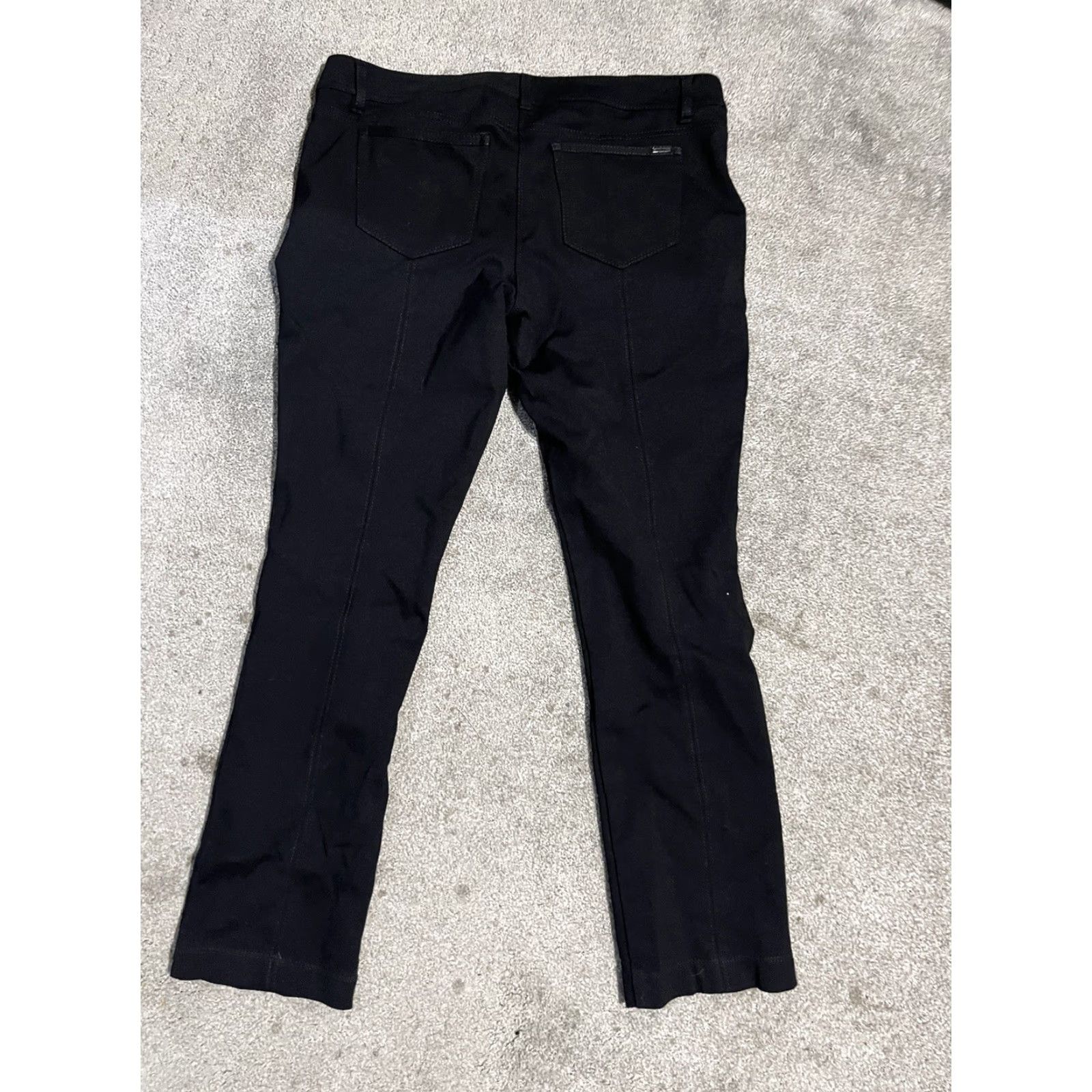 White House Black Market White House Black Market Slim Pants Mid Rise Black Womens Size 6 Short Size 28" / US 6 / IT 42 - 3 Thumbnail