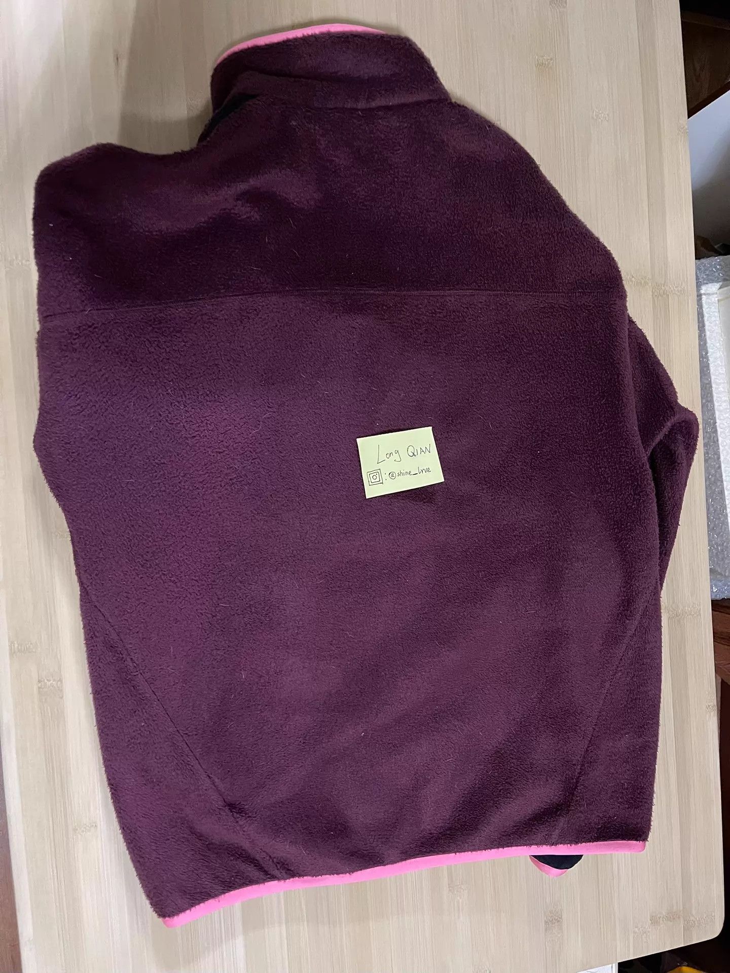 Palace Palace Adidas Burgundy Fleece Jacket S Used Fair Size US S / EU 44-46 / 1 - 5 Thumbnail