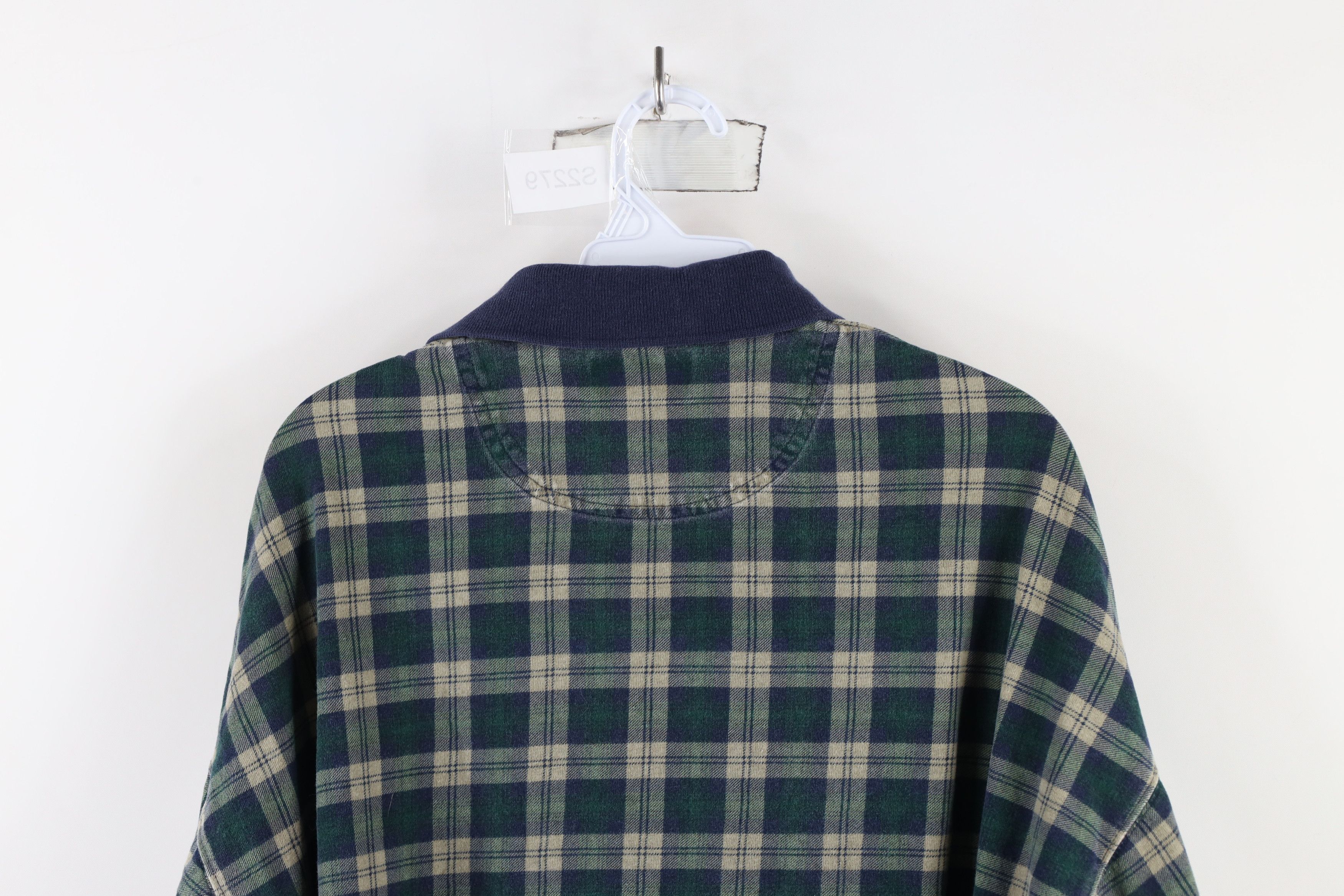 Vintage Vintage 90s Streetwear Heavyweight Long Sleeve Polo Shirt Size US XL / EU 56 / 4 - 13 Thumbnail