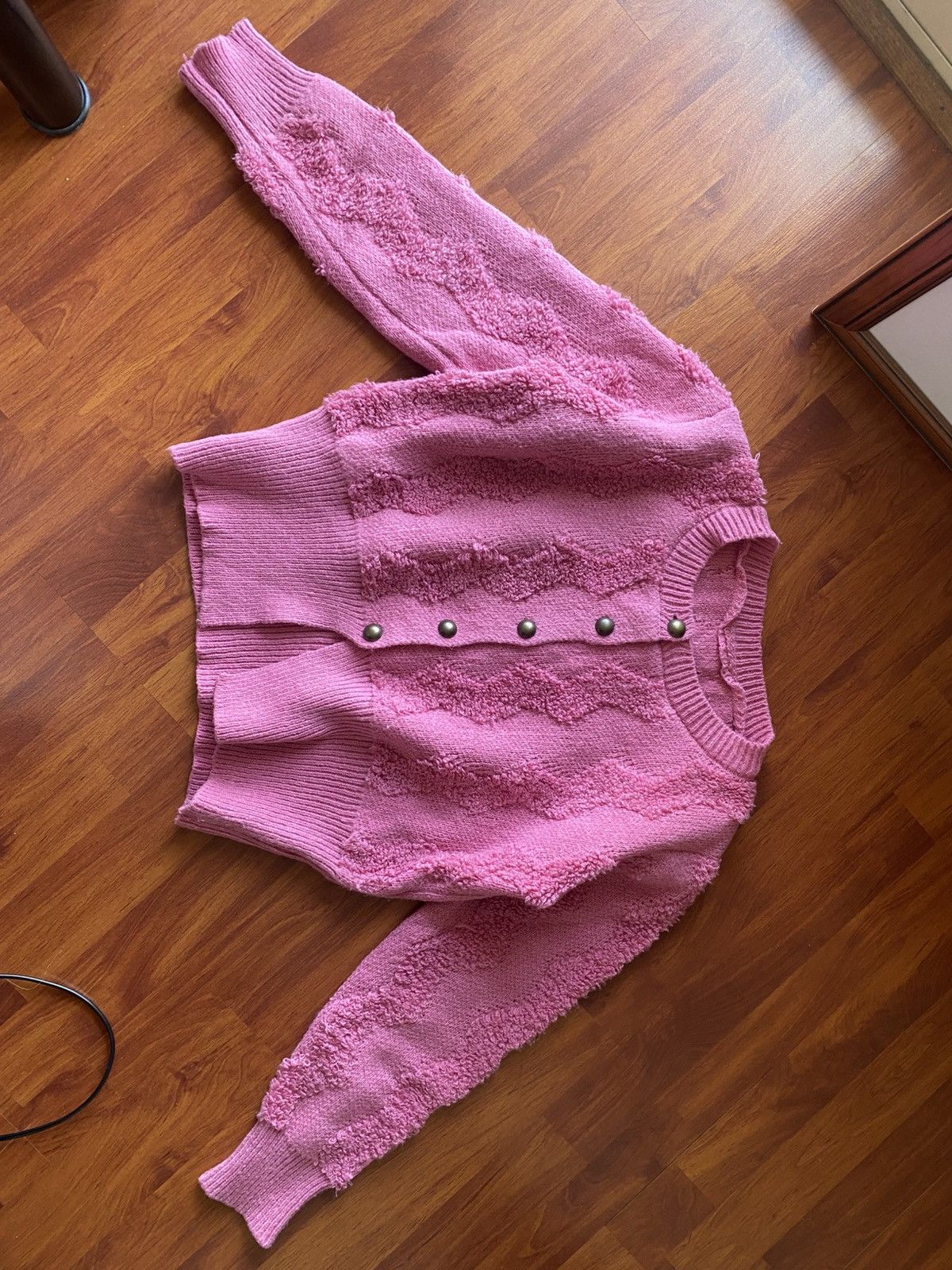 Other Vintage Knitted Cardigan Size S / US 4 / IT 40 - 1 Thumbnail
