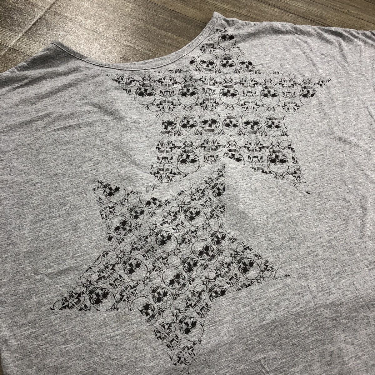 Japanese Brand × Seditionaries 2000s Oggeto Skulls Distressed Lgb Gothic Goa Style Tee Size US XXL / EU 58 / 5 - 4 Thumbnail