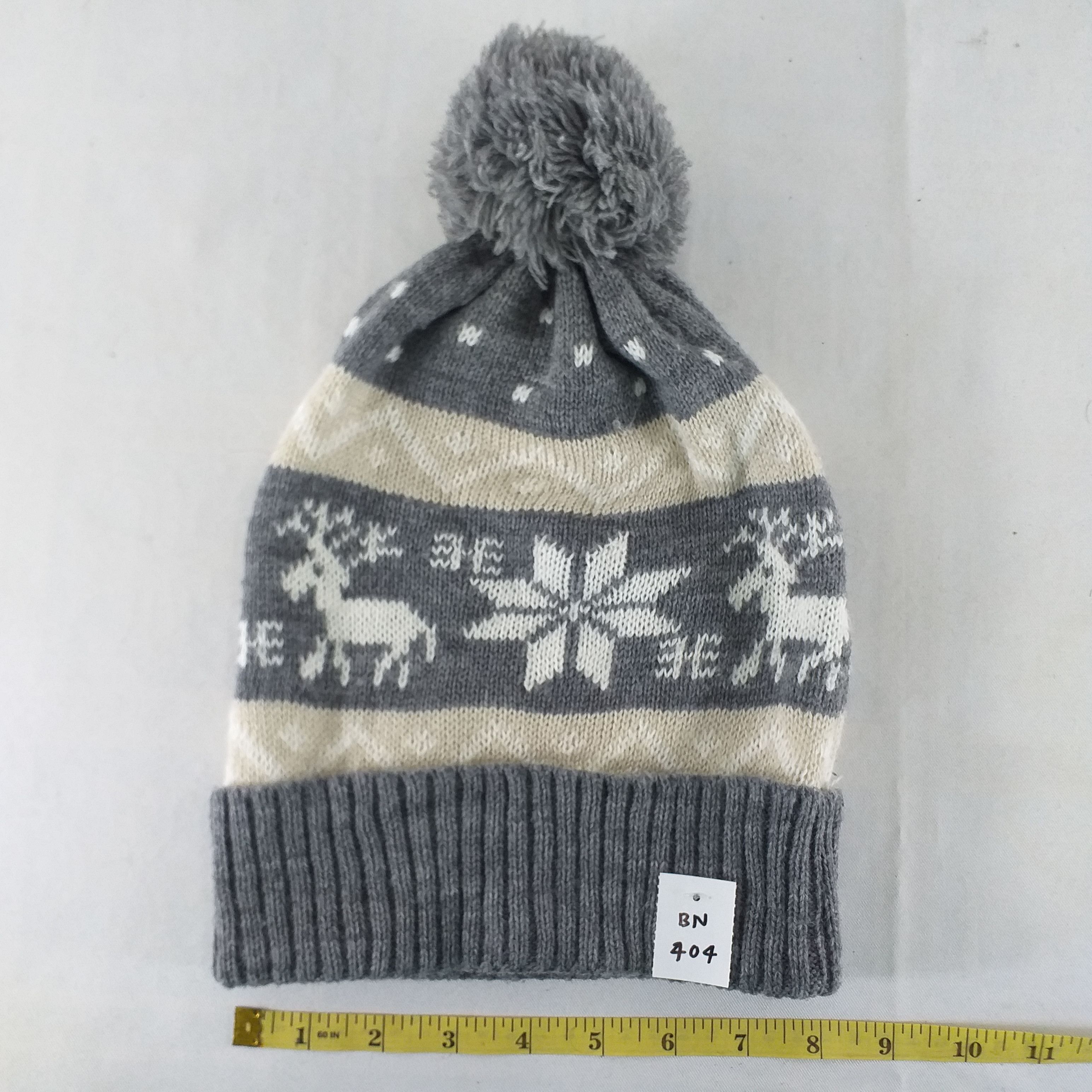 Japanese Brand Deer Figure Snow Cap Hat Beanie -BN404 Size ONE SIZE - 4 Thumbnail