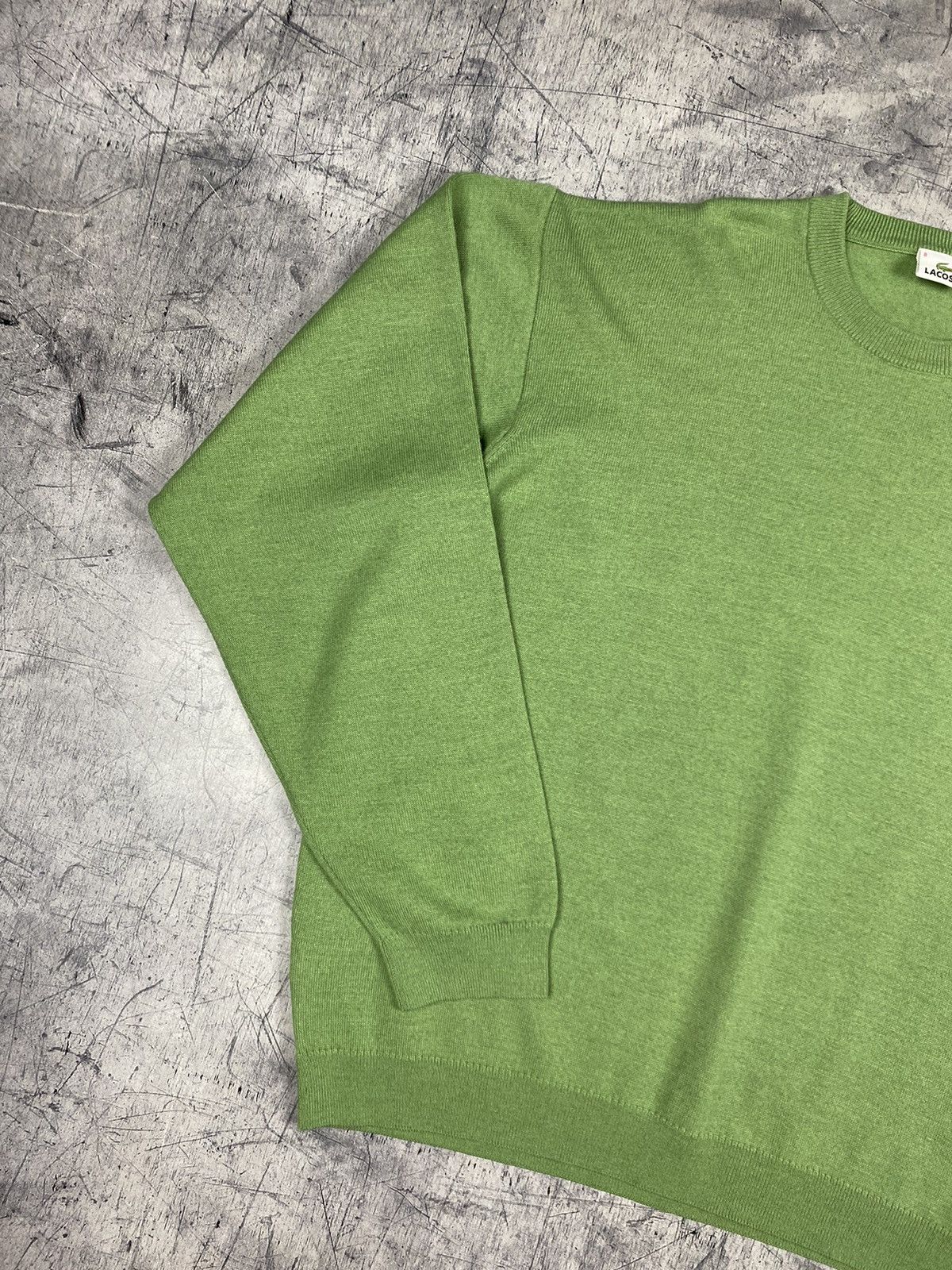 Lacoste × Vintage Vintage Lacoste Wool Sweatshirt Sweater Size US XL / EU 56 / 4 - 3 Thumbnail