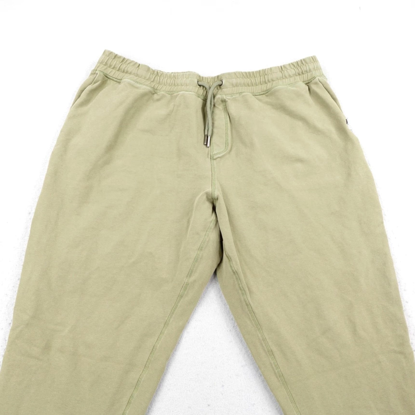 Vintage Bearbottom Pants Mens 2XL Green Joggers Sweatpants Sweats Tapered French Terry Size US 39 - 2 Thumbnail