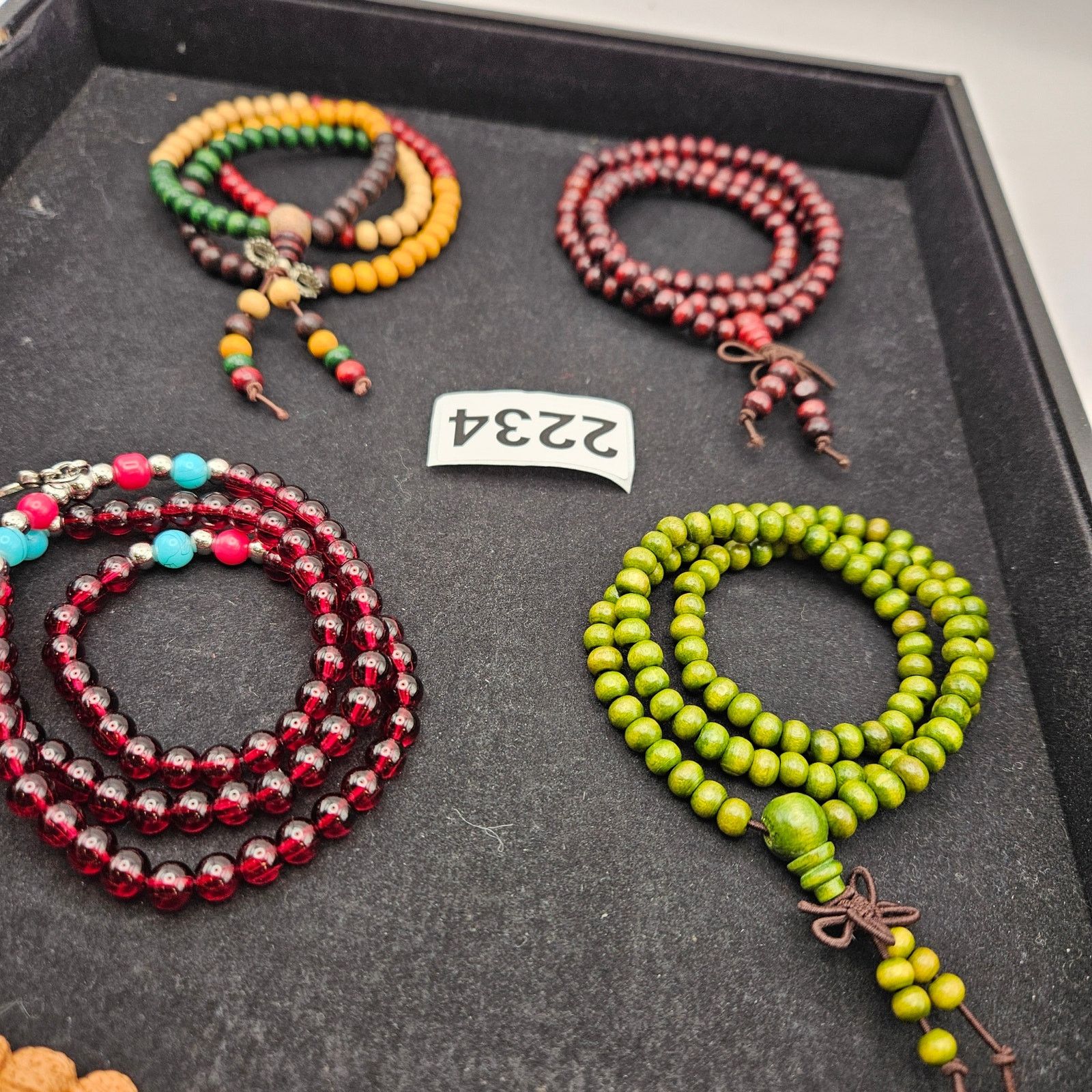 Other LOT OF 6 BOHO MALA BEADED BRACELETS WOOD RUDRAKSHA YOGA Size ONE SIZE - 4 Thumbnail