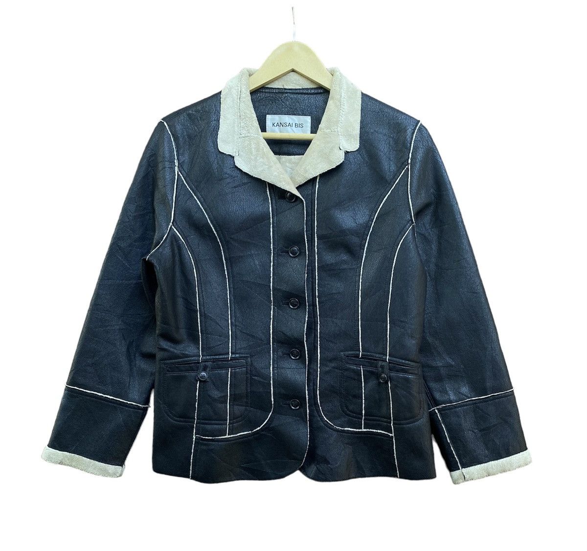 Rare🌟 Kansai Yamamoto Shearling Jacket