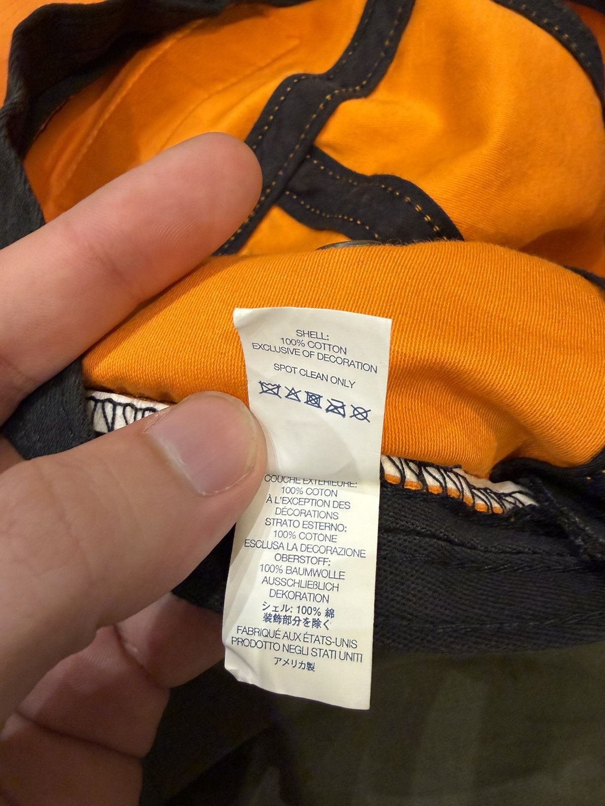 Supreme Supreme FW24 Military Camp Cap - Orange Size ONE SIZE - 4 Thumbnail