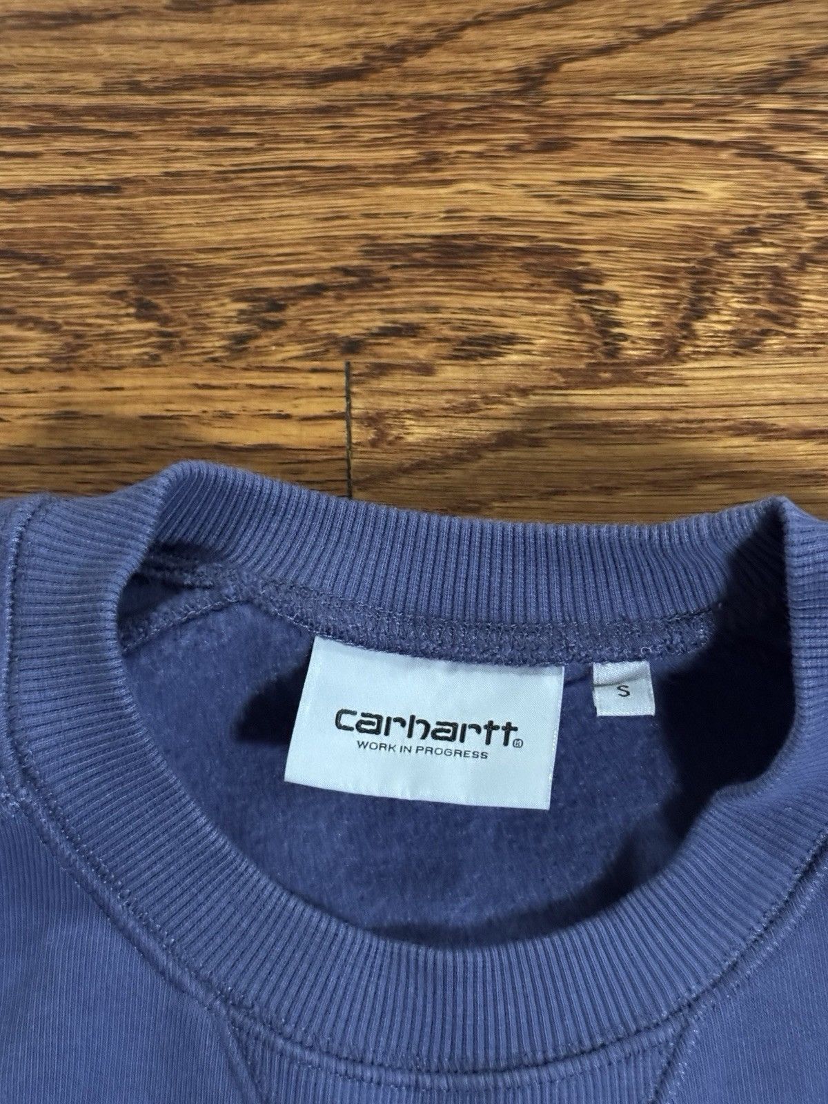 Carhartt Mens Carhartt WIP Blue Crewneck Sweatshirt Size Small Size US S / EU 44-46 / 1 - 3 Thumbnail