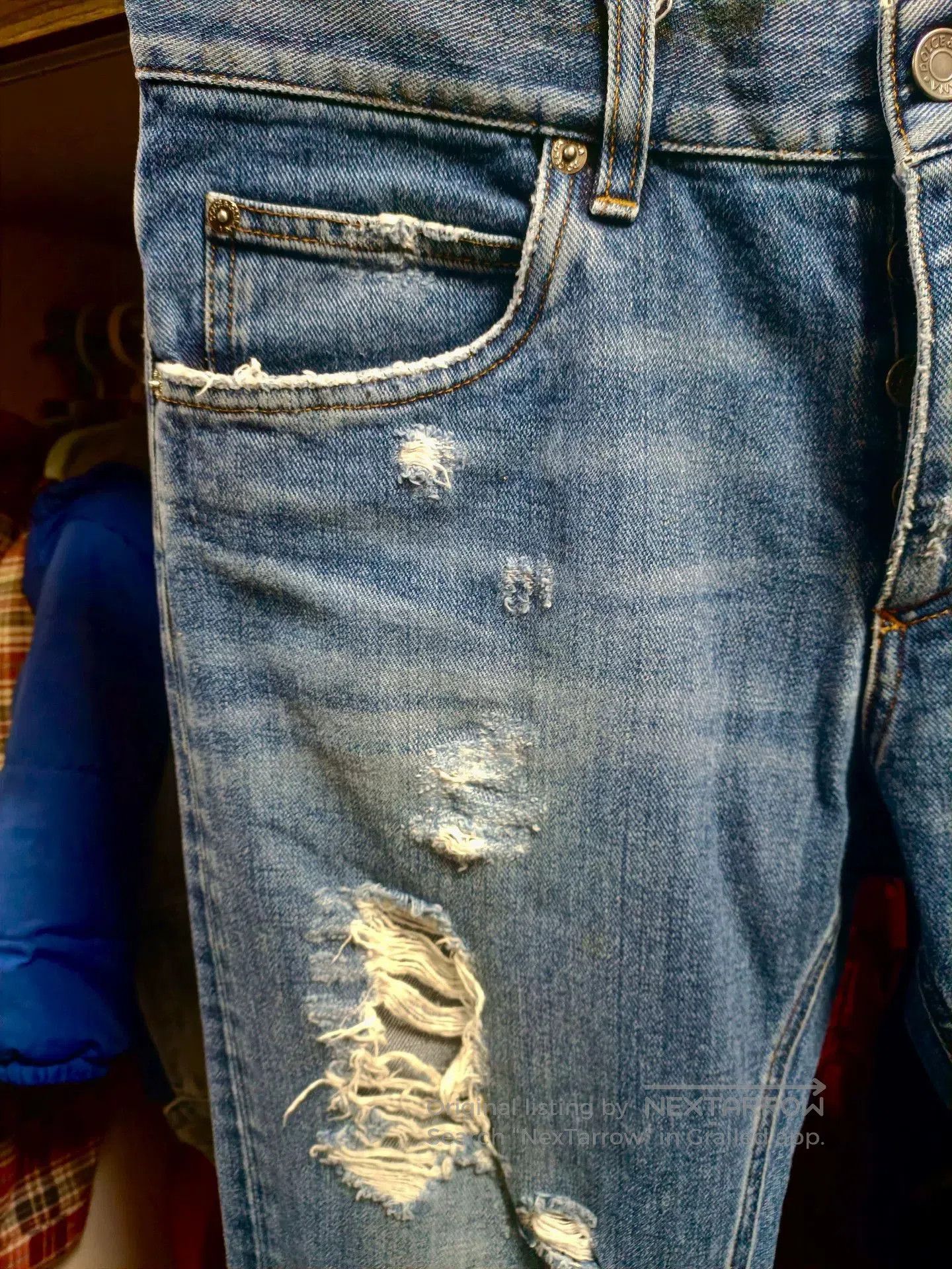 Dolce & Gabbana Dolce&Gabbana Runway Distressed Jeans. Size US 30 / EU 46 - 3 Thumbnail