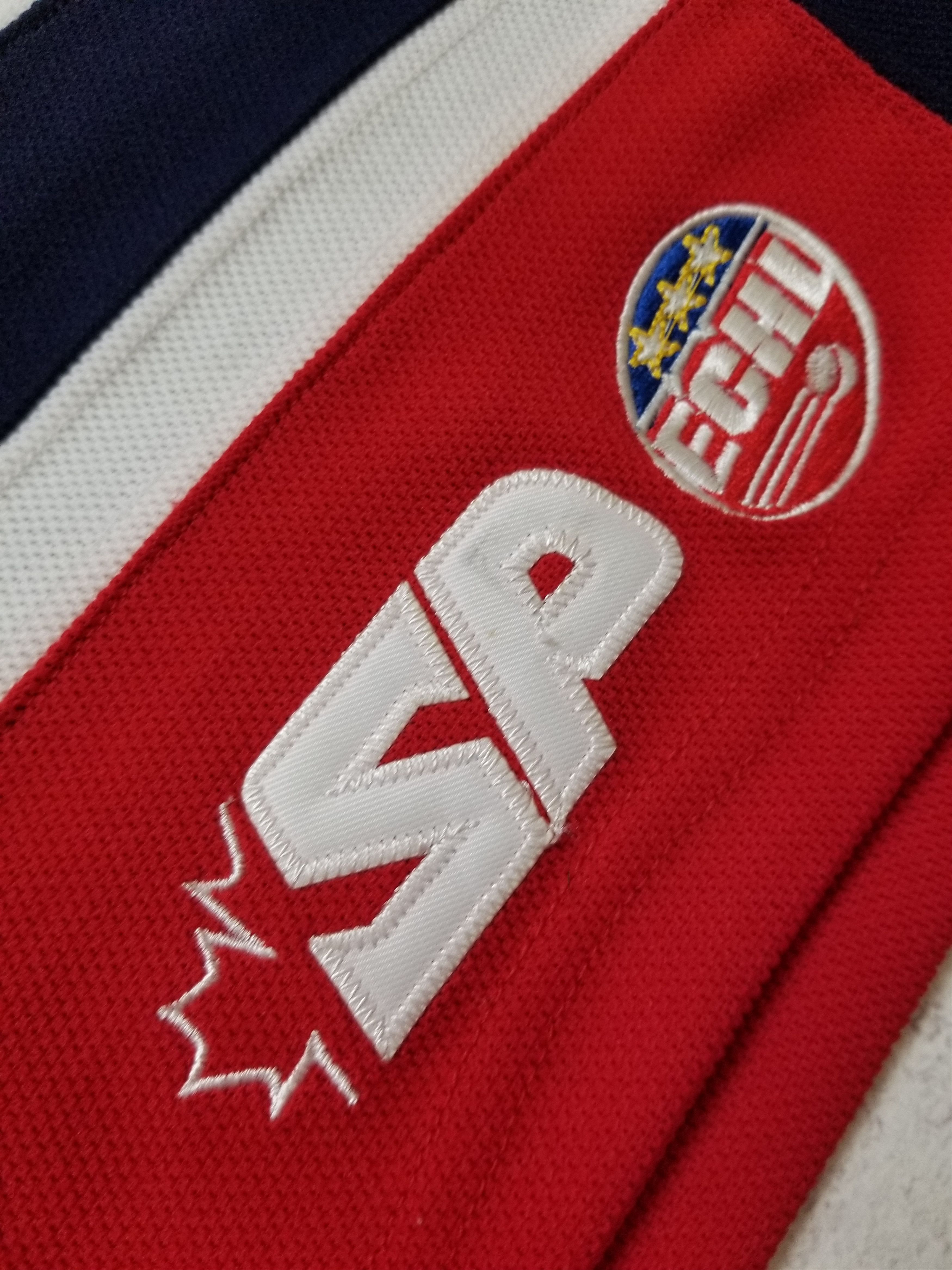 Other Ben Blood Elmira Jackals Hockey ECHL Stitched Sewn Jersey Size US L / EU 52-54 / 3 - 6 Thumbnail