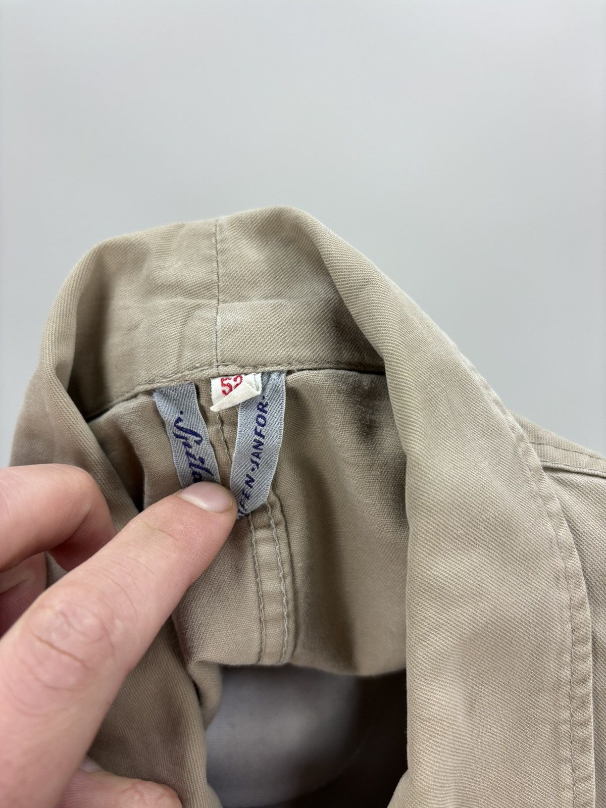 Le Laboureur Mens workwear jacket Y2k Sanfor Size 52 Color Brown Size US L / EU 52-54 / 3 - 11 Thumbnail