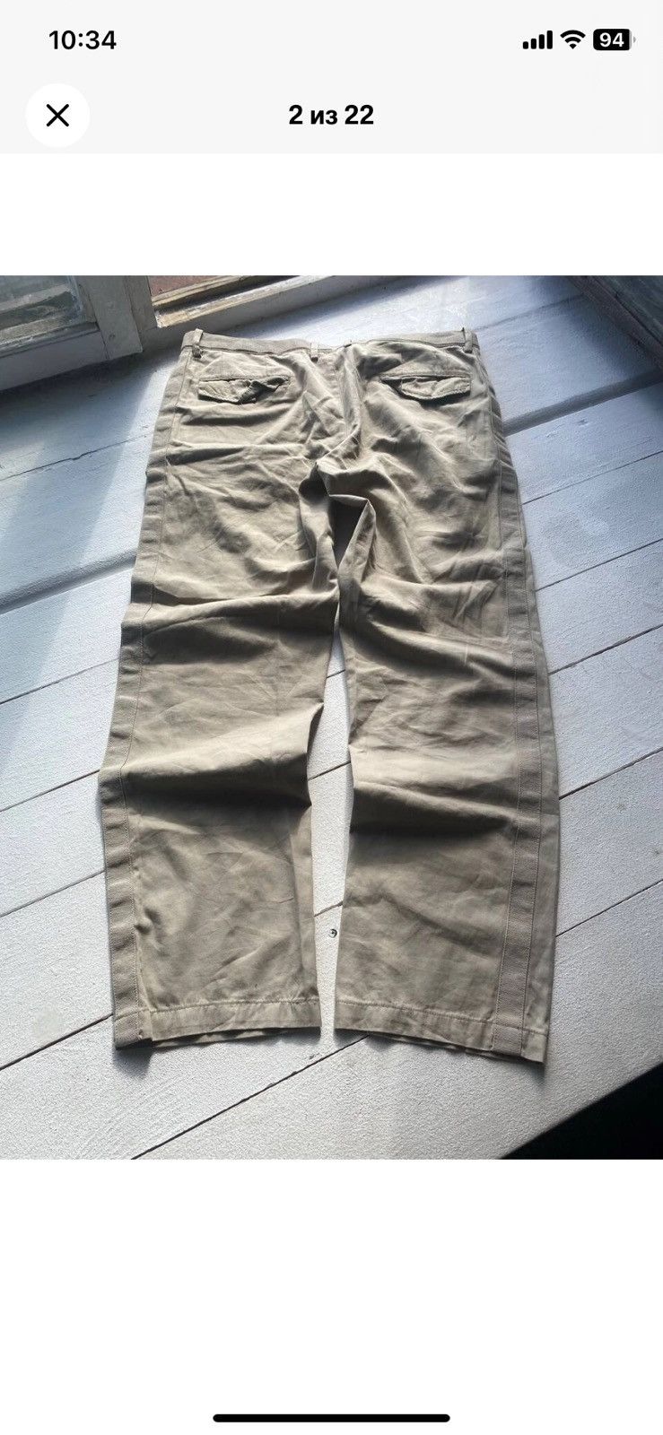 Dolce & Gabbana Dolce Gabbana Beige Bondage Pants Size US 36 / EU 52 - 7 Thumbnail