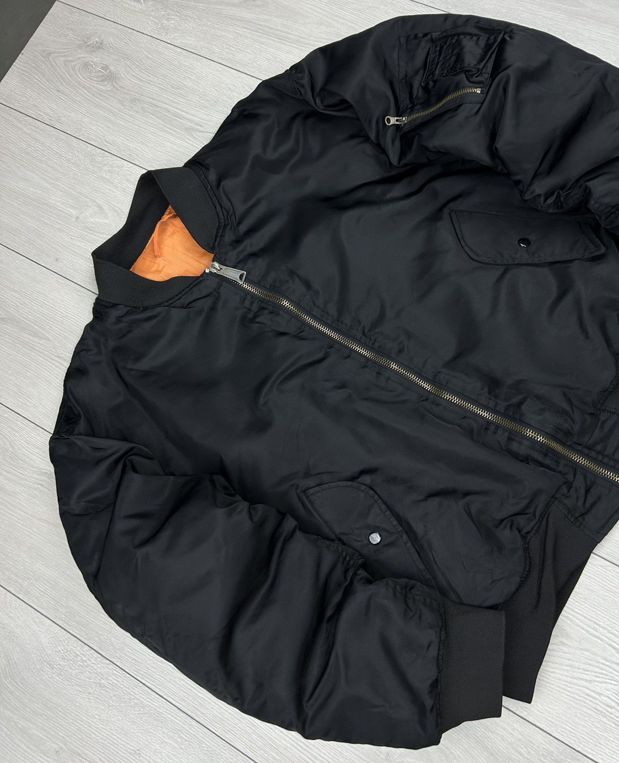 Japanese Brand × Vintage Aviation Flight Vintage Jacket MA-1 USA size XL - XXL Size US XXL / EU 58 / 5 - 3 Thumbnail