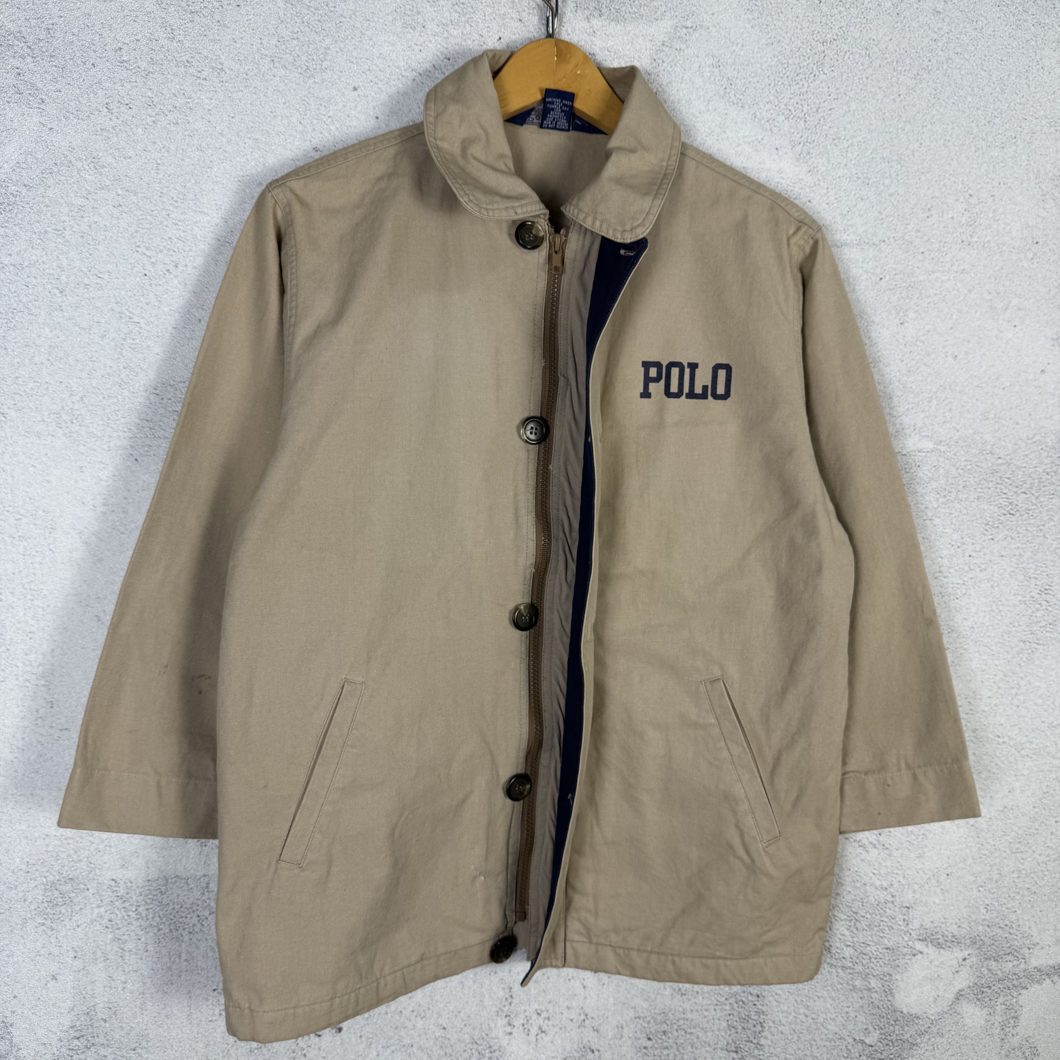 Polo Ralph Lauren Vintage Polo Ralph Lauren Cotton Canvas Jacket Size US S / EU 44-46 / 1 - 2 Thumbnail