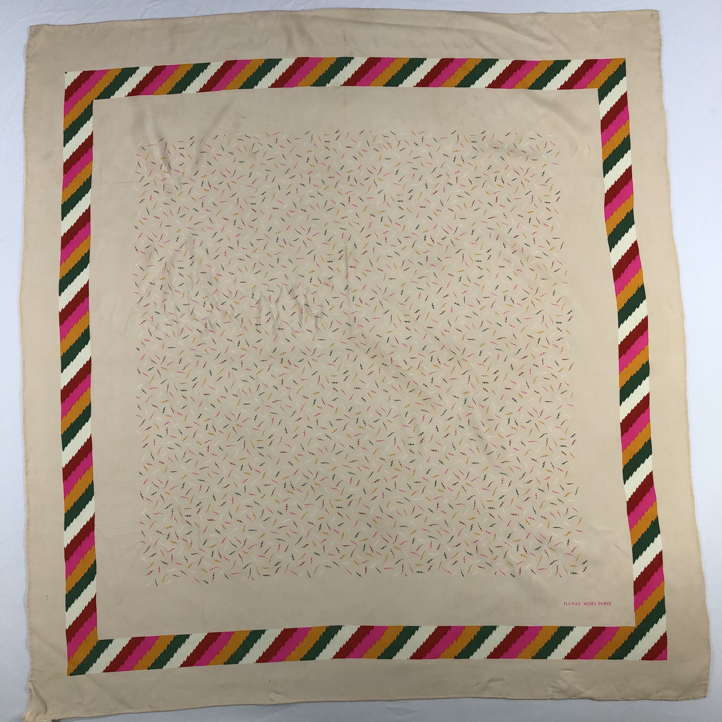 Hanae Mori Vintage Hanae Mori Silk Scarf Size ONE SIZE - 2 Thumbnail
