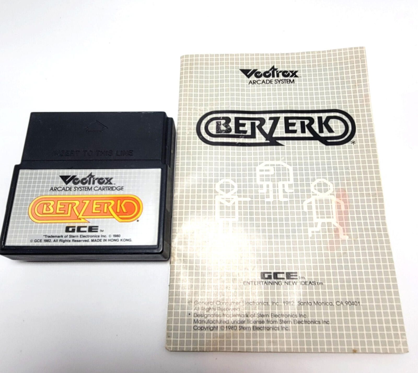 Other Berzerk Game Cart and Instruction Manual GCE Vecrex Size ONE SIZE - 5 Thumbnail