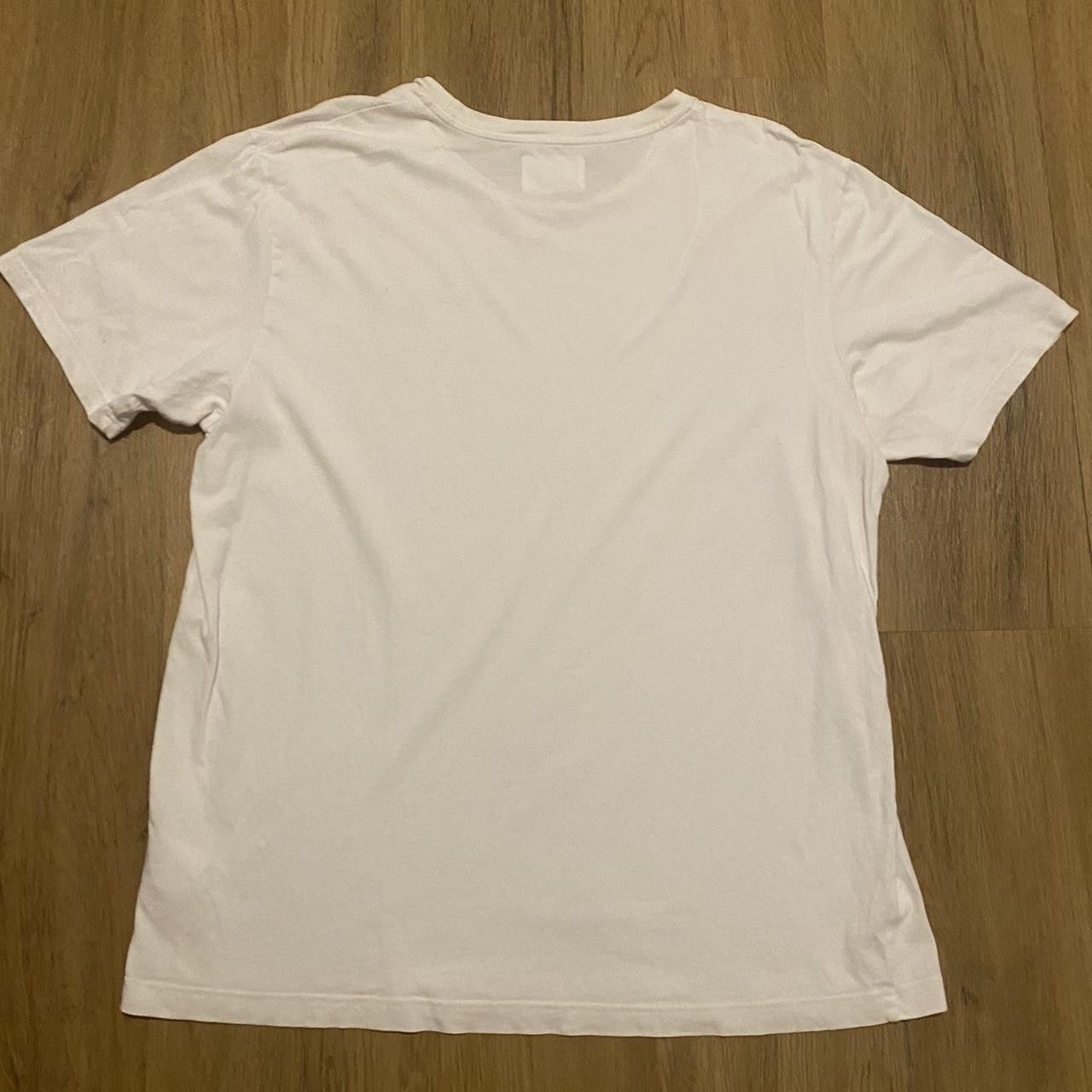 Woolrich Woolen Mills White and Green Wood Wood Double A Embroidered Basic T-shirt Size US XL / EU 56 / 4 - 3 Thumbnail