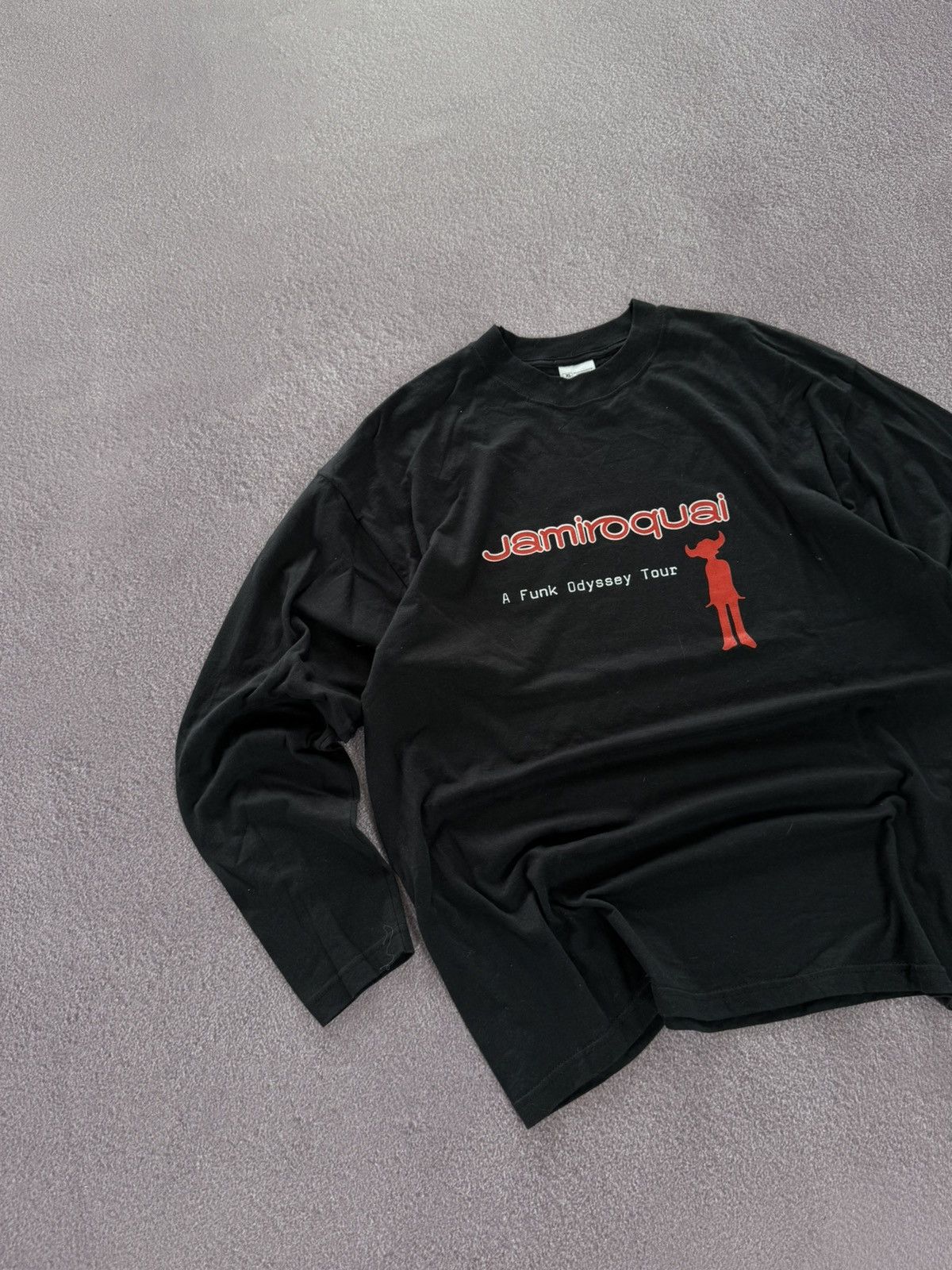 Band Tees Vintage 2002 Jamiroquai A Funk Odyssey Tour T Shirt Rare Size US XL / EU 56 / 4 - 5 Thumbnail
