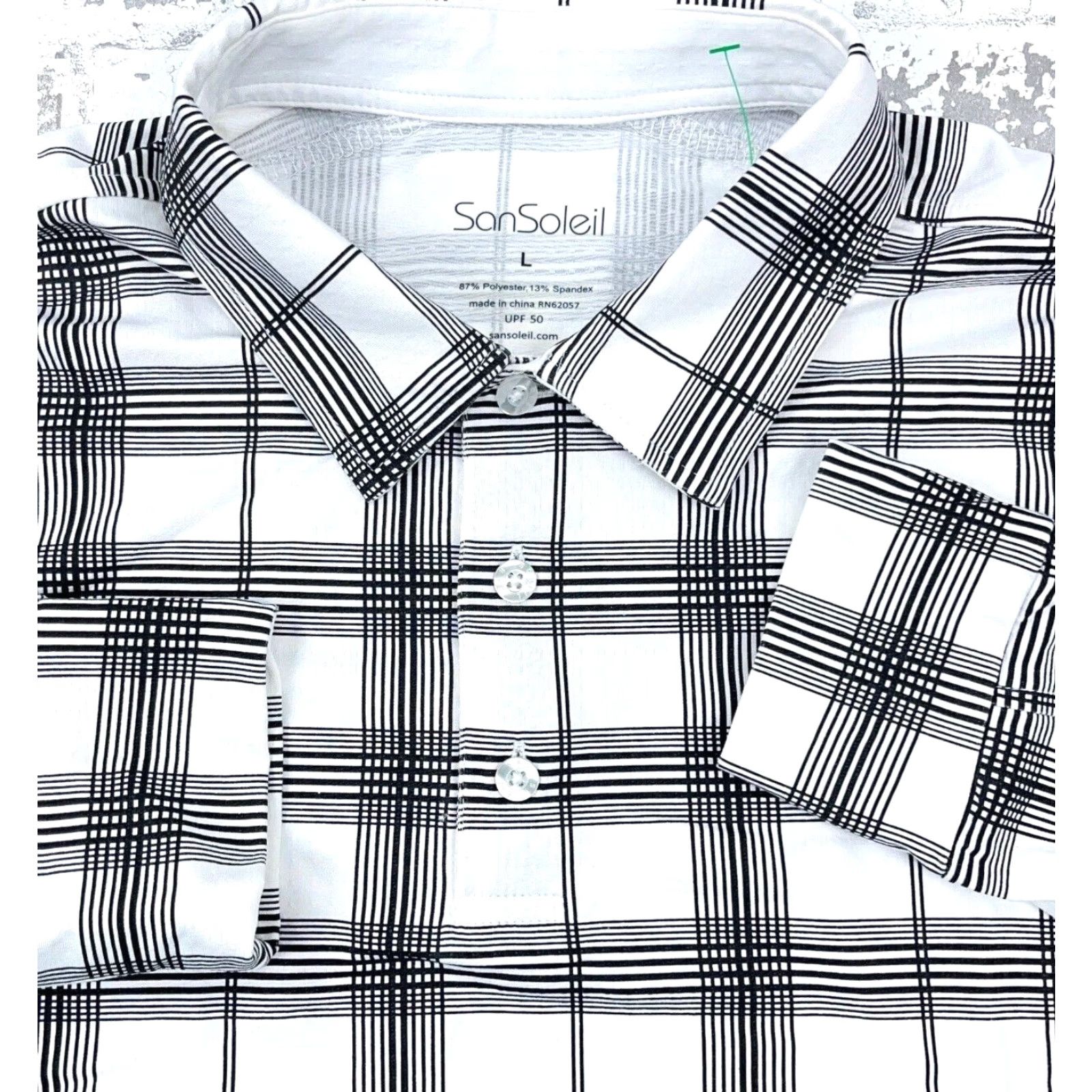 Under Armour Under armour Polo Shirt Men L White Plaid Performance Golf UPF 50 Adult Regular Short Description: N/A Size US L / EU 52-54 / 3 - 2 Thumbnail