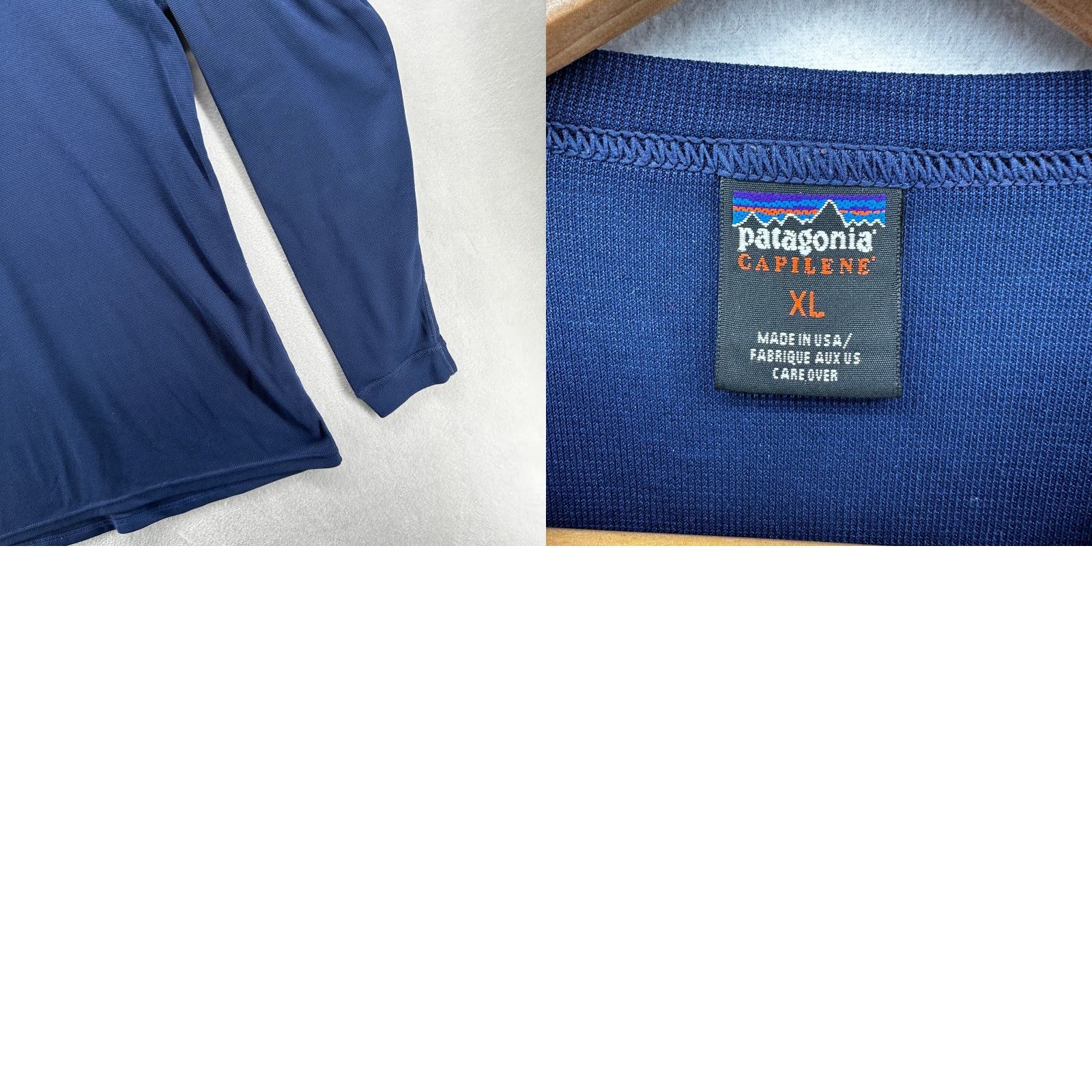 Patagonia Patagonia Capilene Pullover T-Shirt Blue XL Long Sleeve Crew Neck Men Shirt Winter Regular Comfort Pullover Solid Classic Size US XL / EU 56 / 4 - 8 Thumbnail