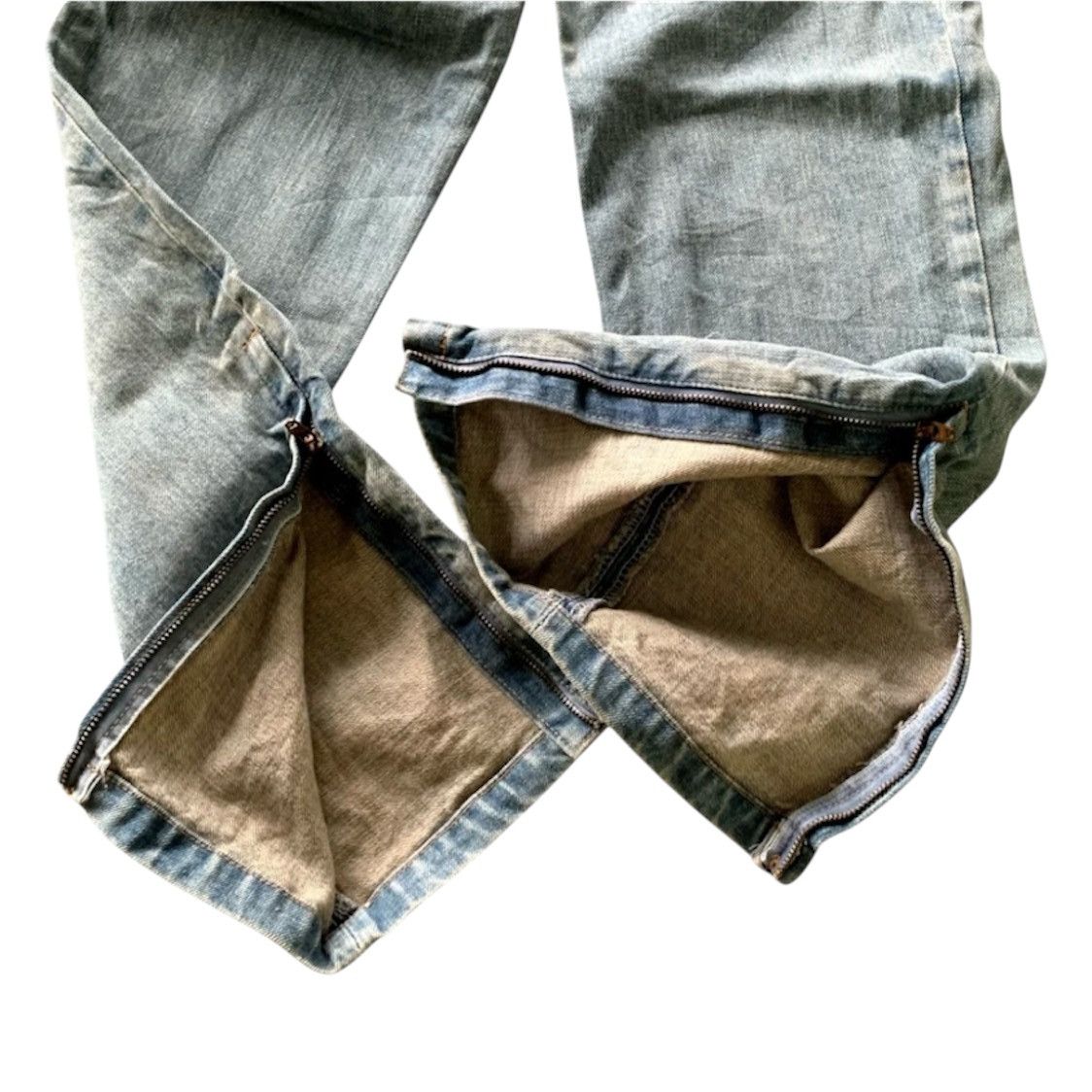 Issey Miyake 2000s Tsumori Chisato Issey Miyake Carpenter Faded Jeans Size US 30 / EU 46 - 5 Thumbnail