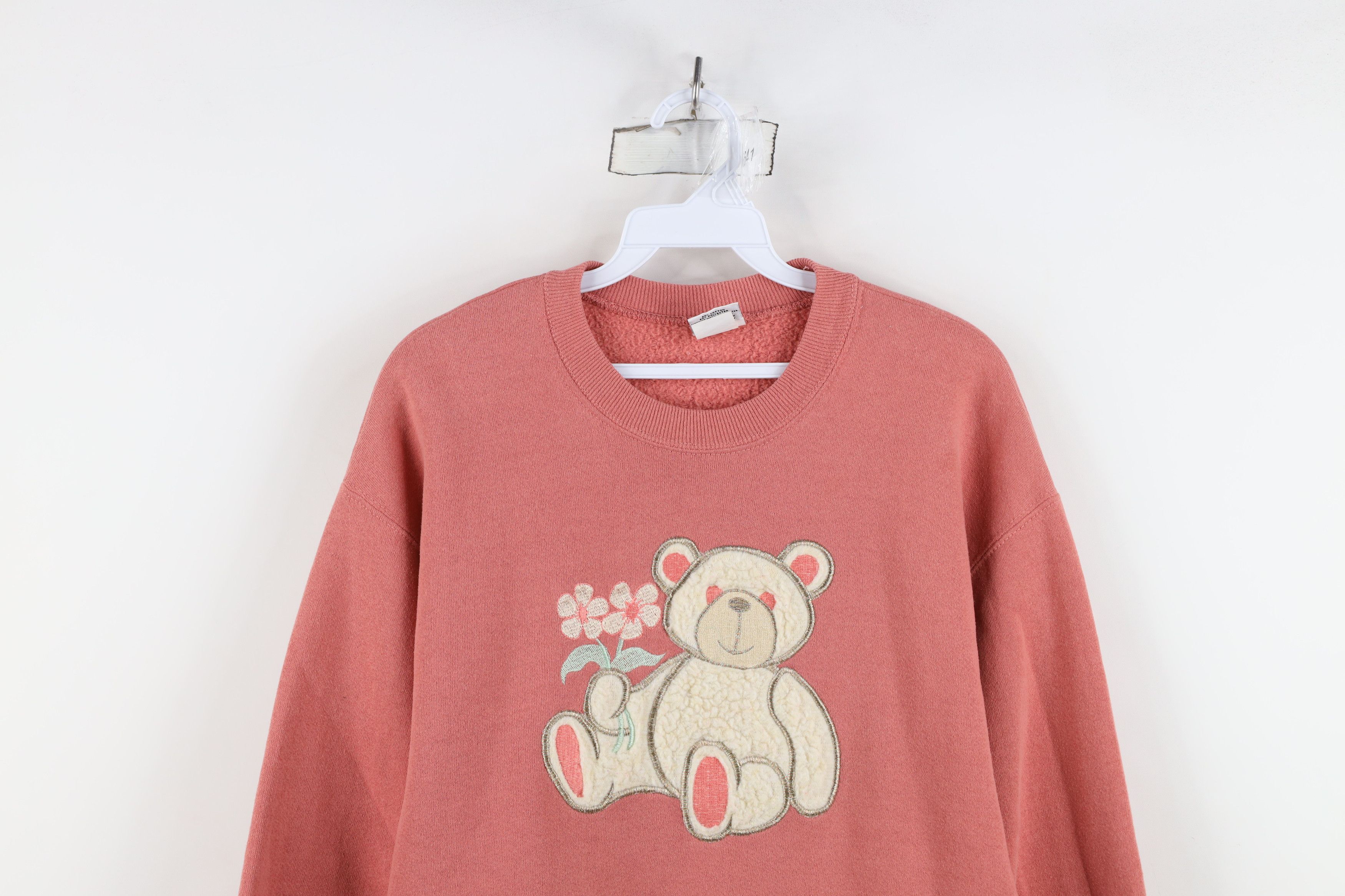 Vintage Vintage 90s Streetwear Teddy Bear Crewneck Sweatshirt USA Size M / US 6-8 / IT 42-44 - 2 Thumbnail
