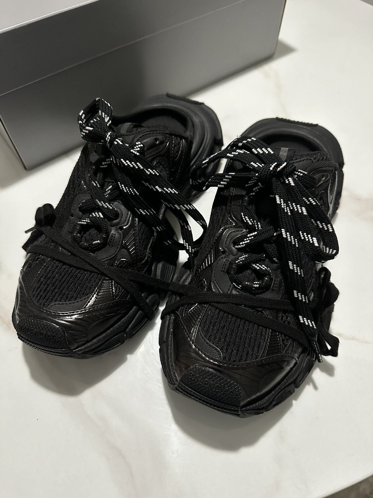 Shoes Balenciaga Femme Noire Balenciaga Black Triple S Sneakers