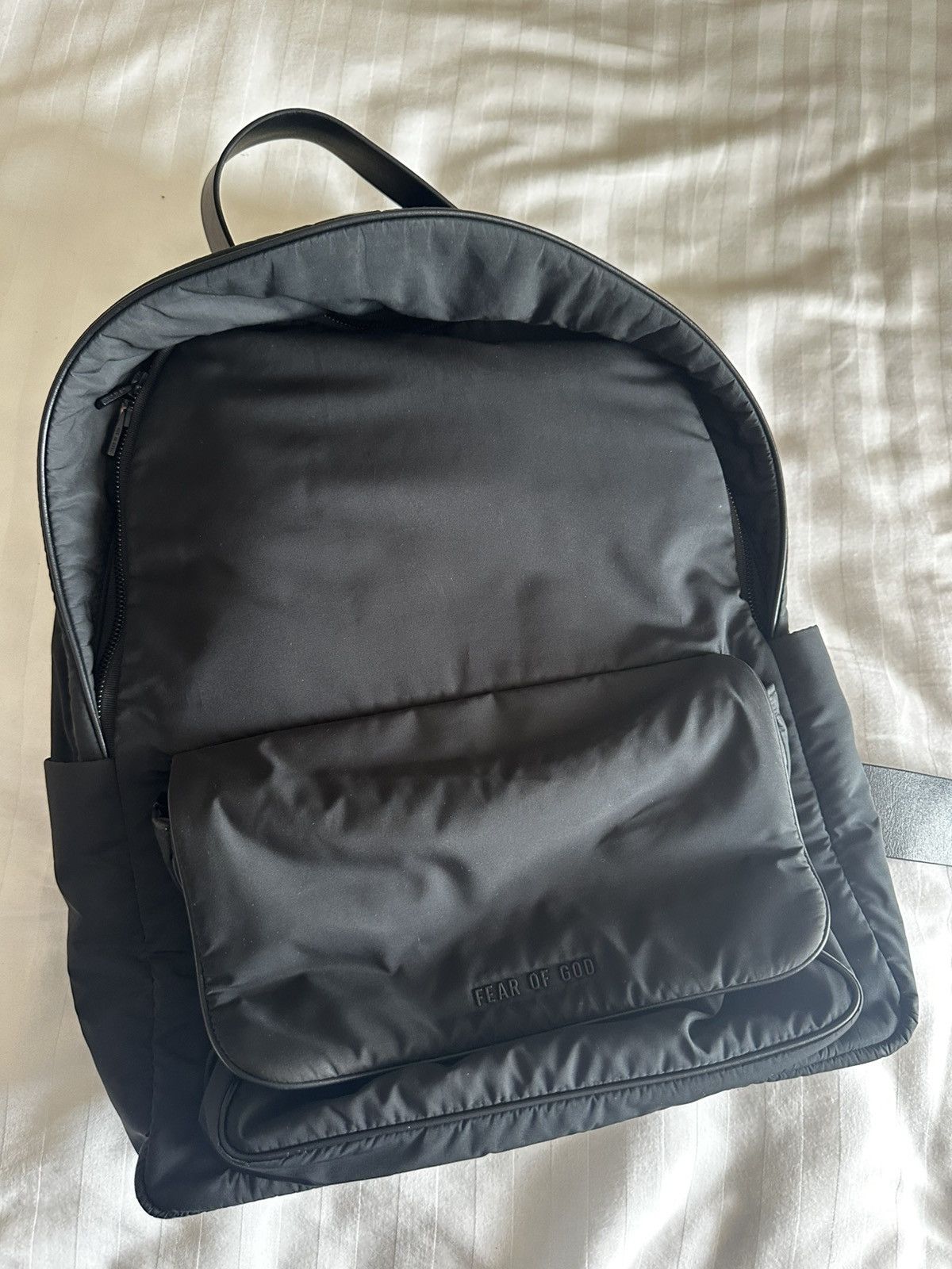 Fear of God 7th collection nylon/leather backpack | Grailed