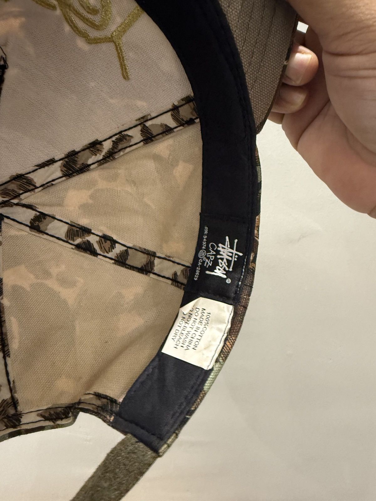 Stussy STUSSY Camo Cap Size ONE SIZE - 6 Thumbnail