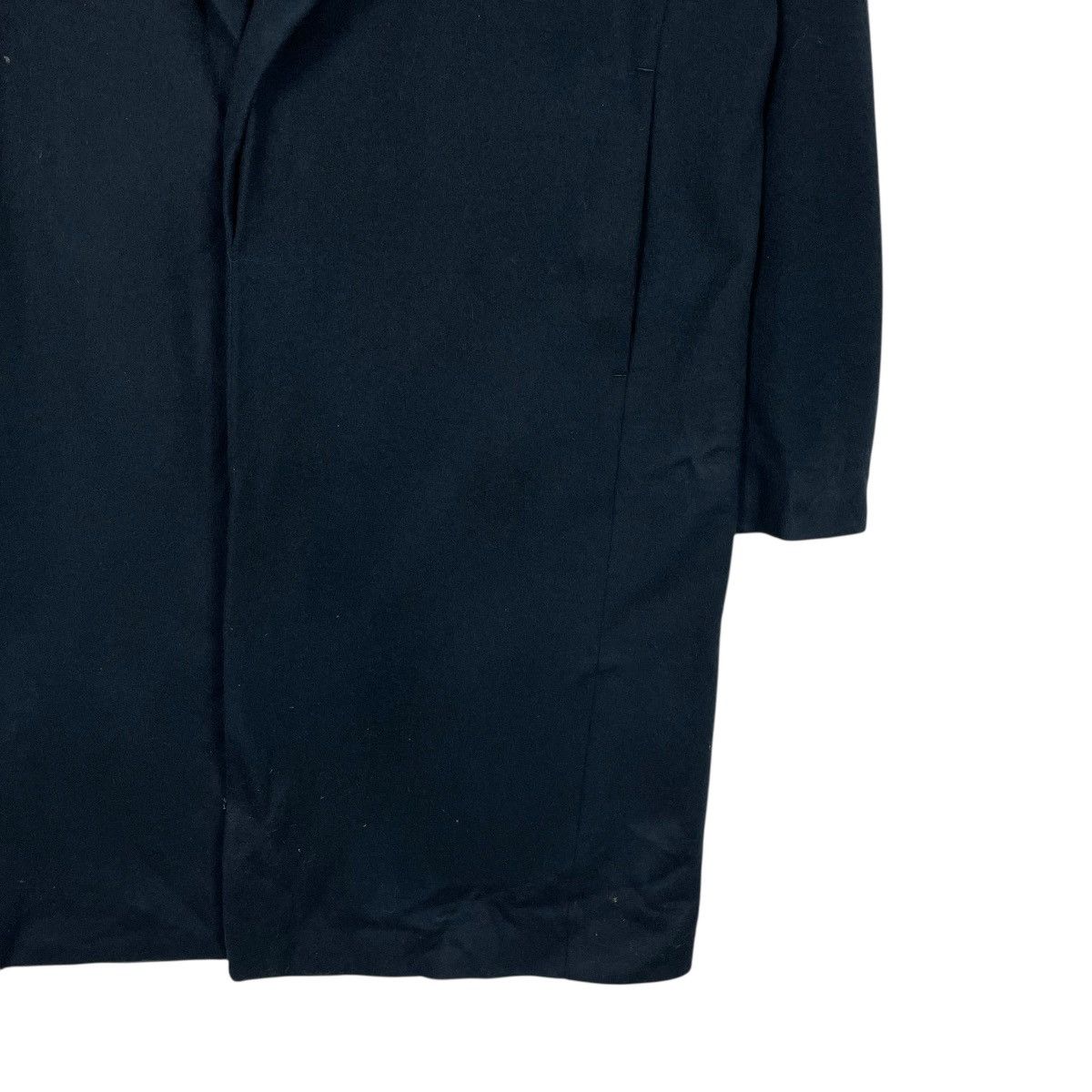 STUDIOUS Japanese Brand Studious Blac Wool Overcoat Size US L / EU 52-54 / 3 - 5 Thumbnail