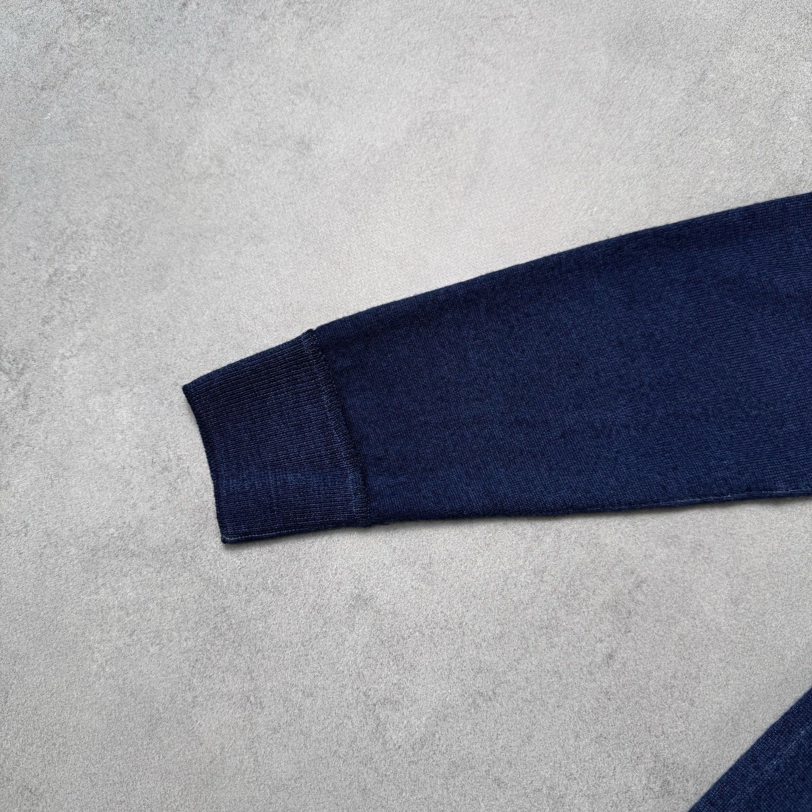 Aspesi Aspesi Men Wool Merino Sweater Hooded Blue Size 48 Size US M / EU 48-50 / 2 - 17 Thumbnail