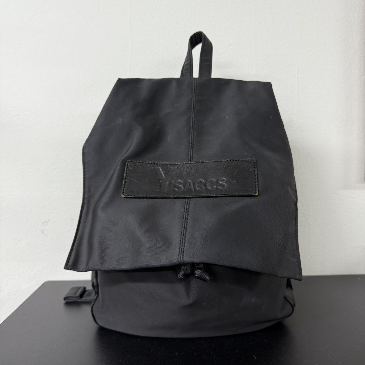 Yohji Yamamoto Ysaccs By Yohji Yamamoto Hybrid Backpack Leather and Nylon Size ONE SIZE - 1 Thumbnail