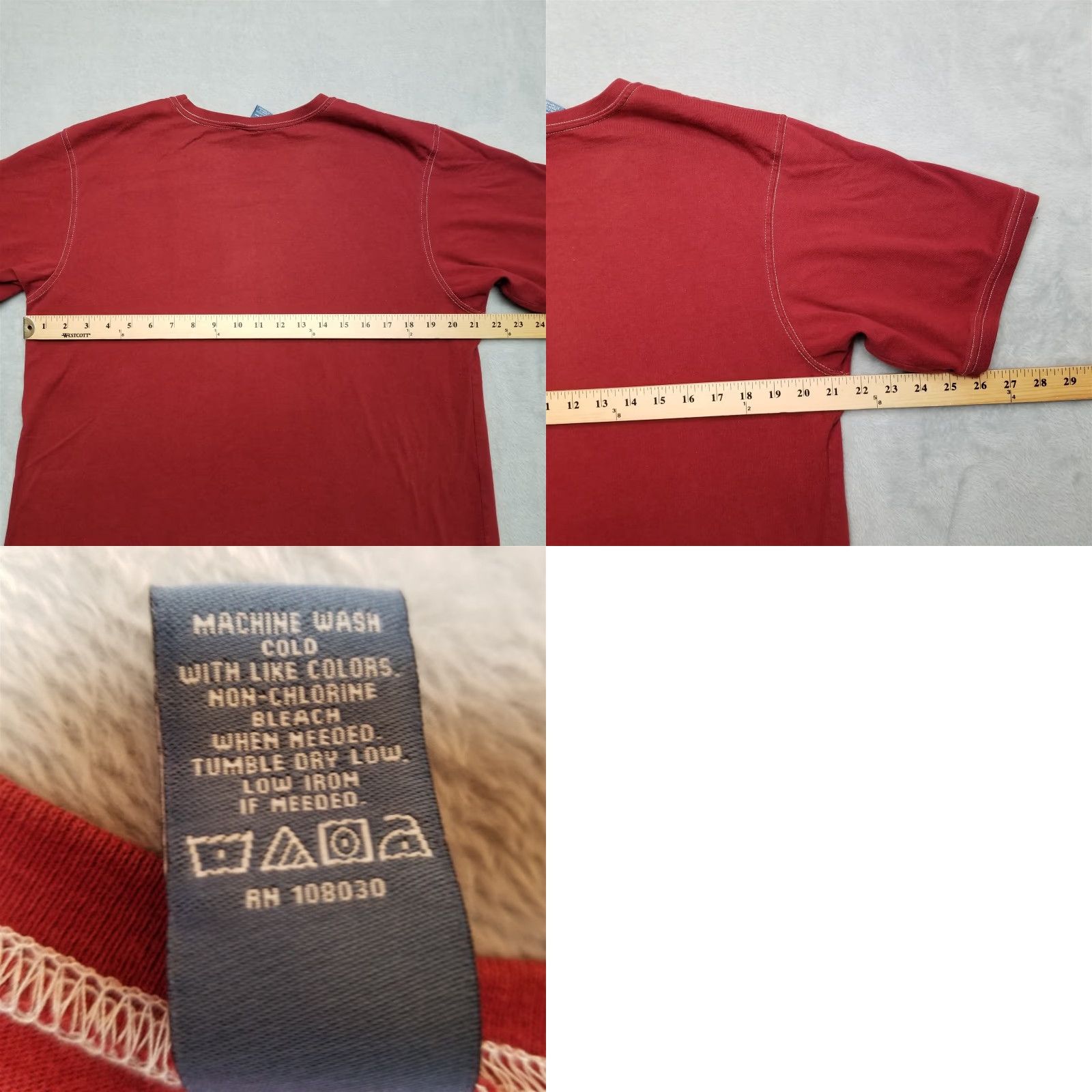 Vintage VINTAGE Bayern Brewing Co Shirt Mens Large Red 100% Cotton Crewneck Missoula TEE Size US L / EU 52-54 / 3 - 8 Thumbnail