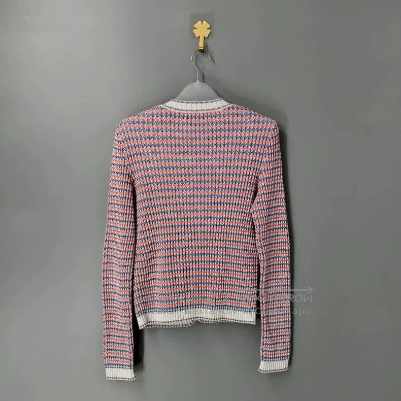 Chanel Chanel Pink Knit Cardigan Jacket. Size US XS / EU 42 / 0 - 2 Thumbnail
