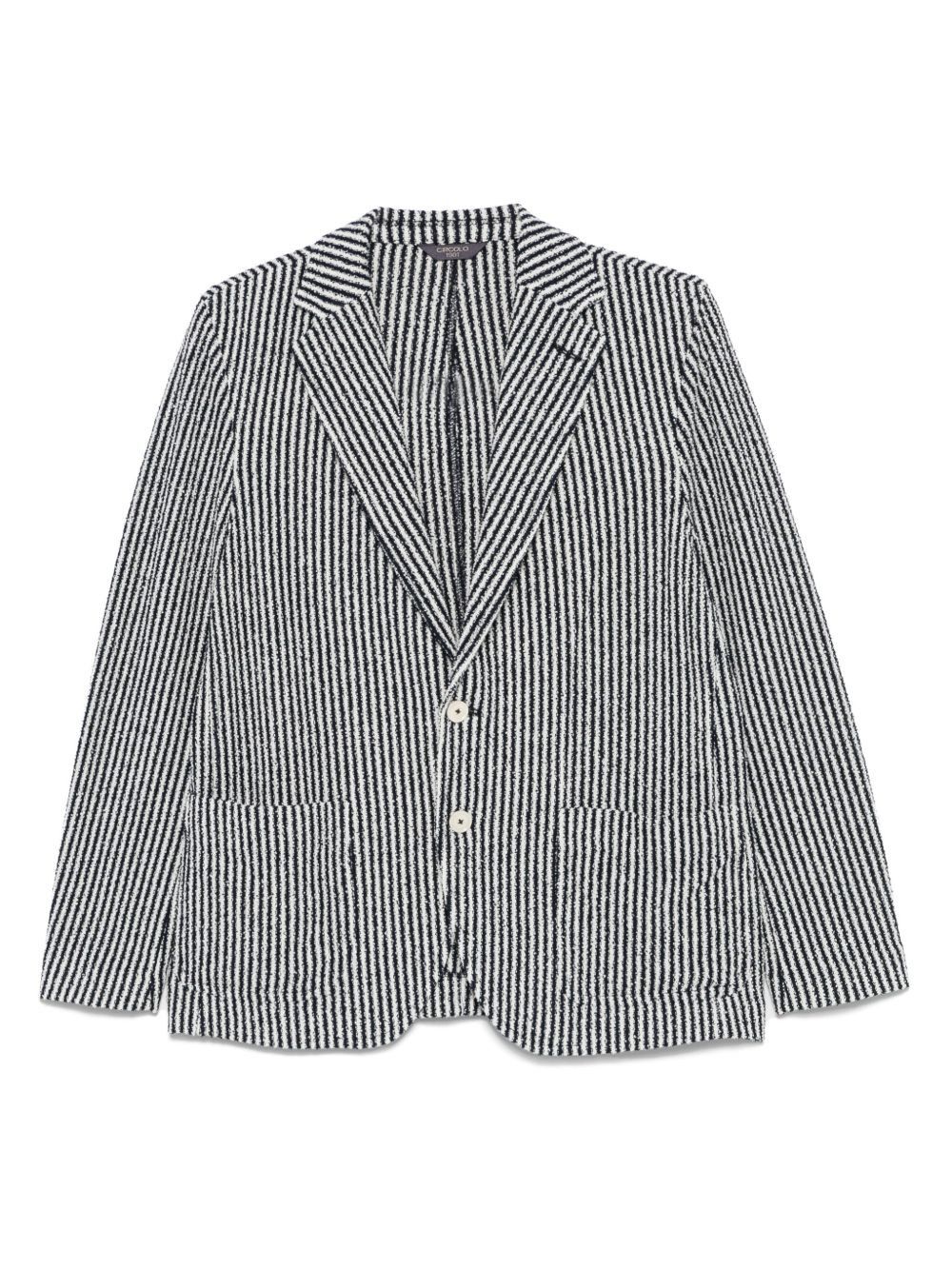 Circolo 1901 STRIPED COTTON JACKET Size US L / EU 52-54 / 3 - 1 Thumbnail