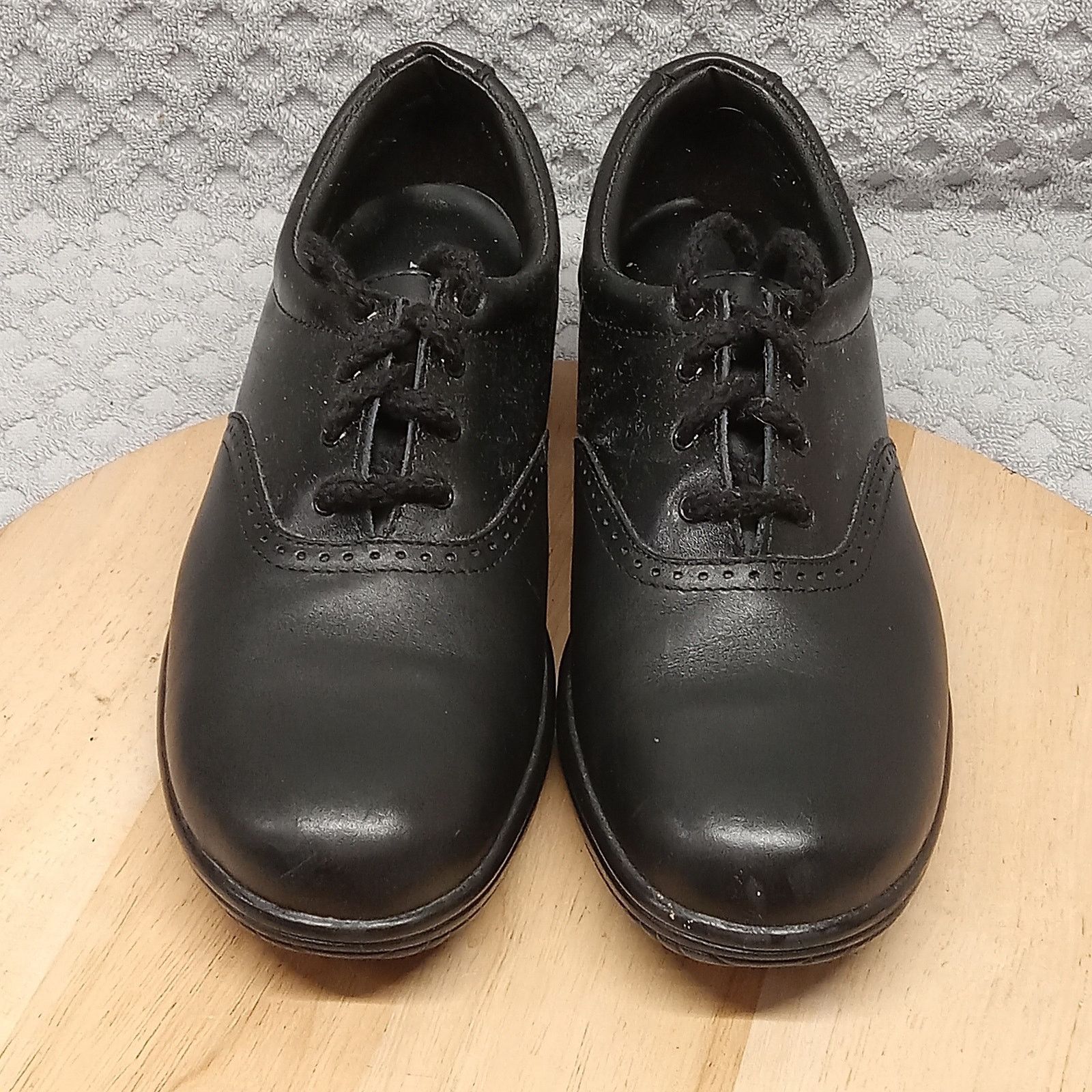& Other Stories I Love Comfort Rose Shoes 8M Leather Black Lace Up Size US 8 / IT 38 - 2 Thumbnail