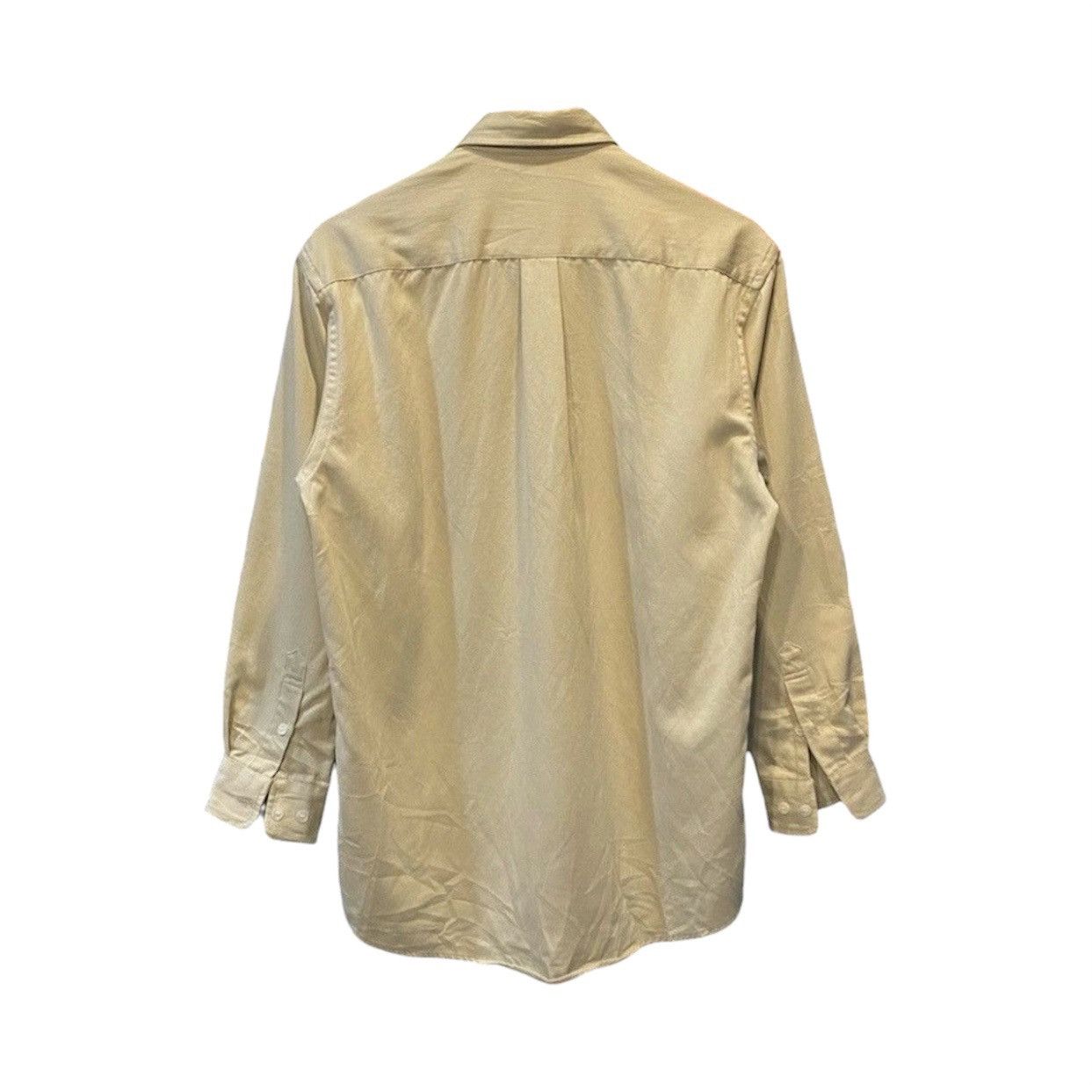 Yves Saint Laurent Vintage Yves Saint Laurent Beige Button Up Shirt Archive YSL Size US L / EU 52-54 / 3 - 2 Thumbnail