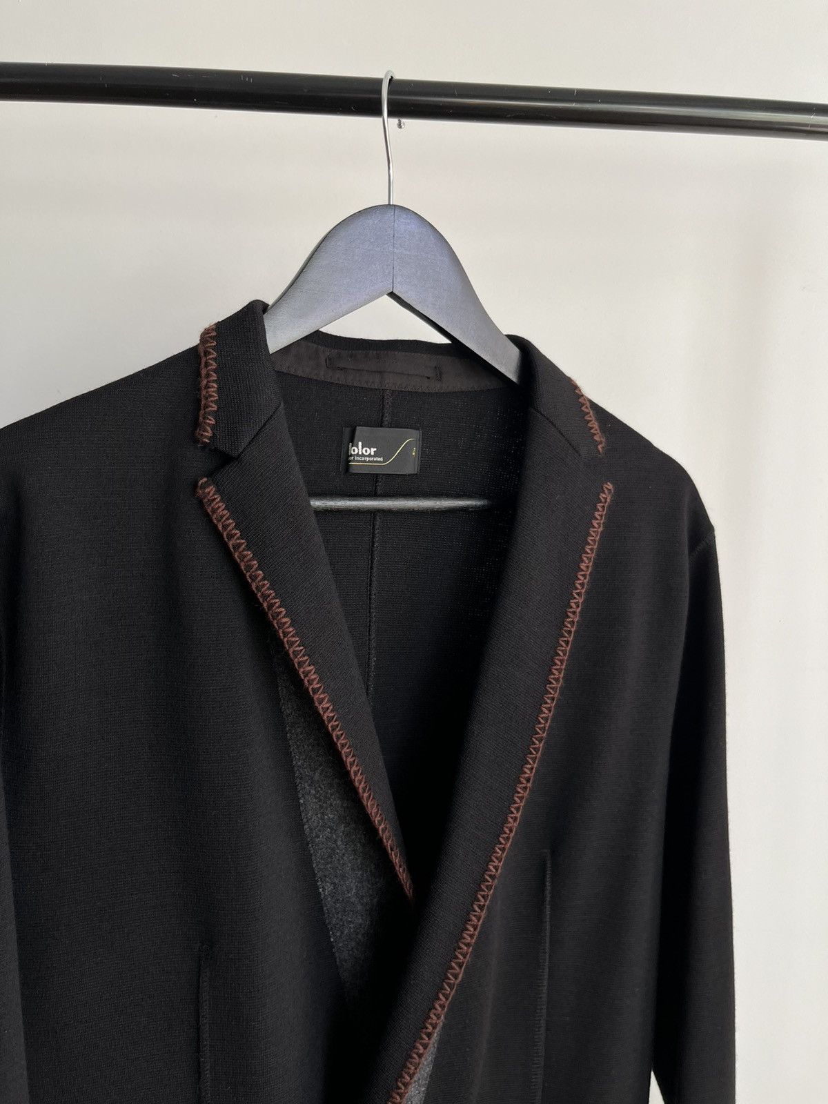 Kolor Kolor by Junichi Abe AW15 runway wool double breasted blazer Size 52R - 5 Thumbnail