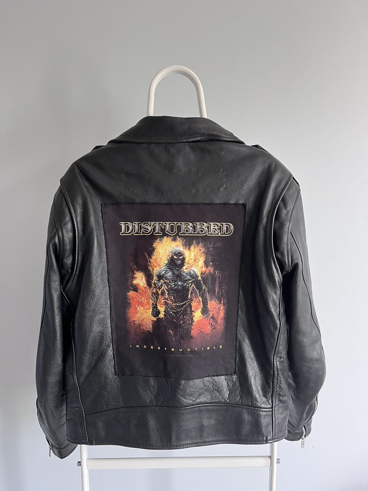 Iron Maiden × Vintage Highway leather Moto jacket Size US L / EU 52-54 / 3 - 8 Thumbnail