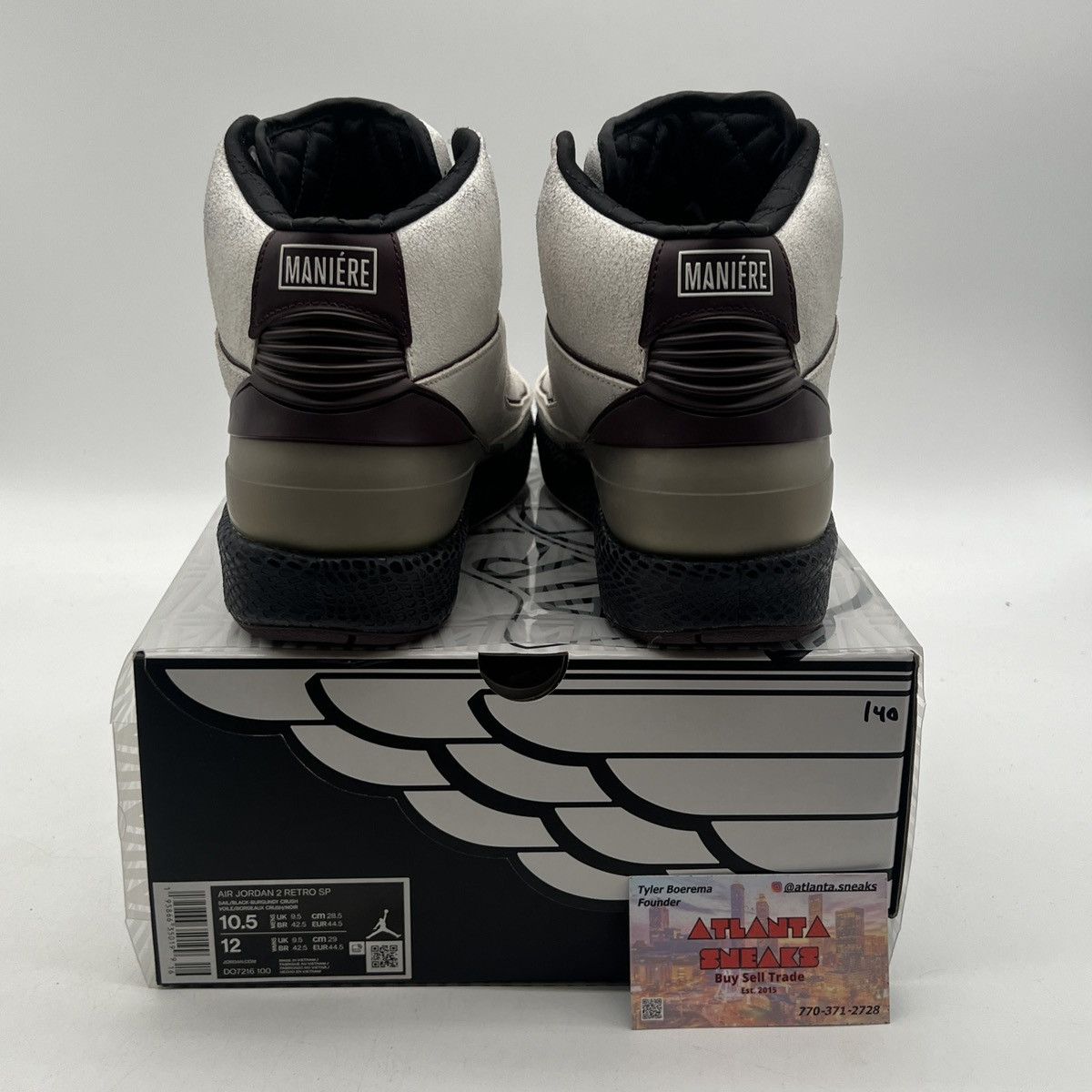 Jordan Brand A Ma Maniére x Air Jordan 2 airness Size US 10.5 / EU 43-44 - 3 Thumbnail