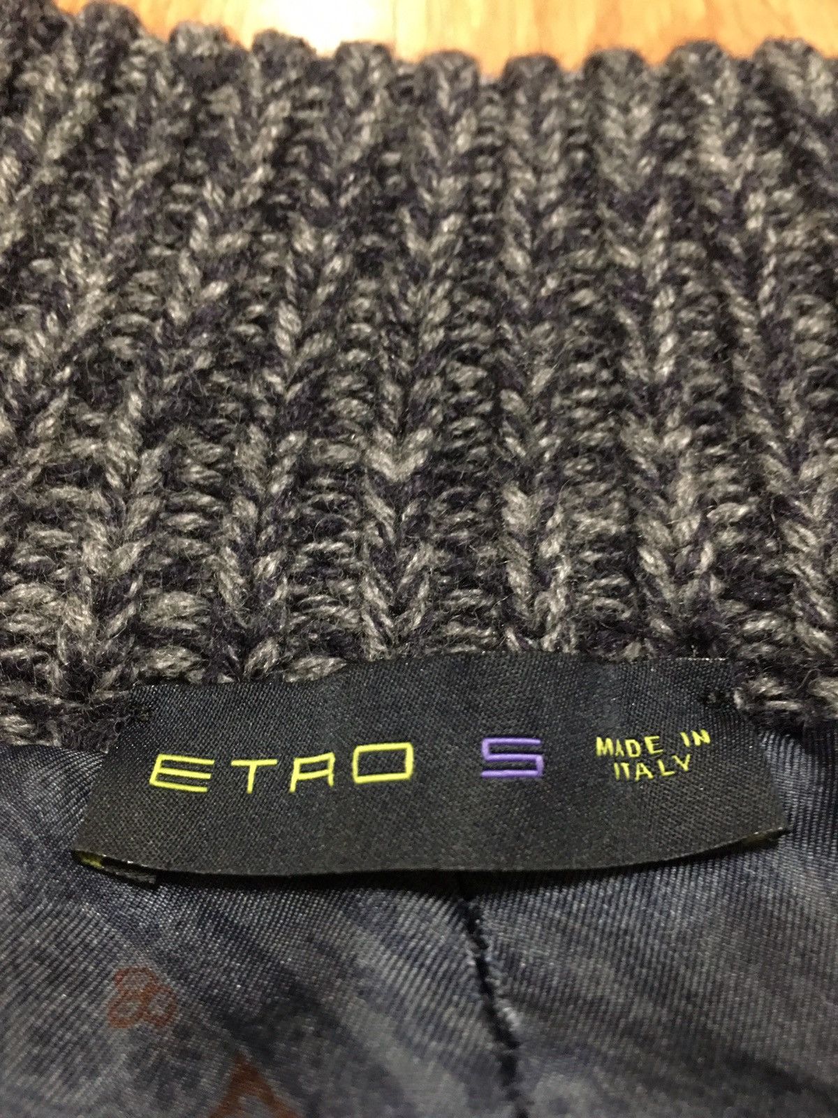 Etro ETRO Milano Cashmere Wool Silk Knit Cardigan Sweater Size S Size US S / EU 44-46 / 1 - 9 Thumbnail