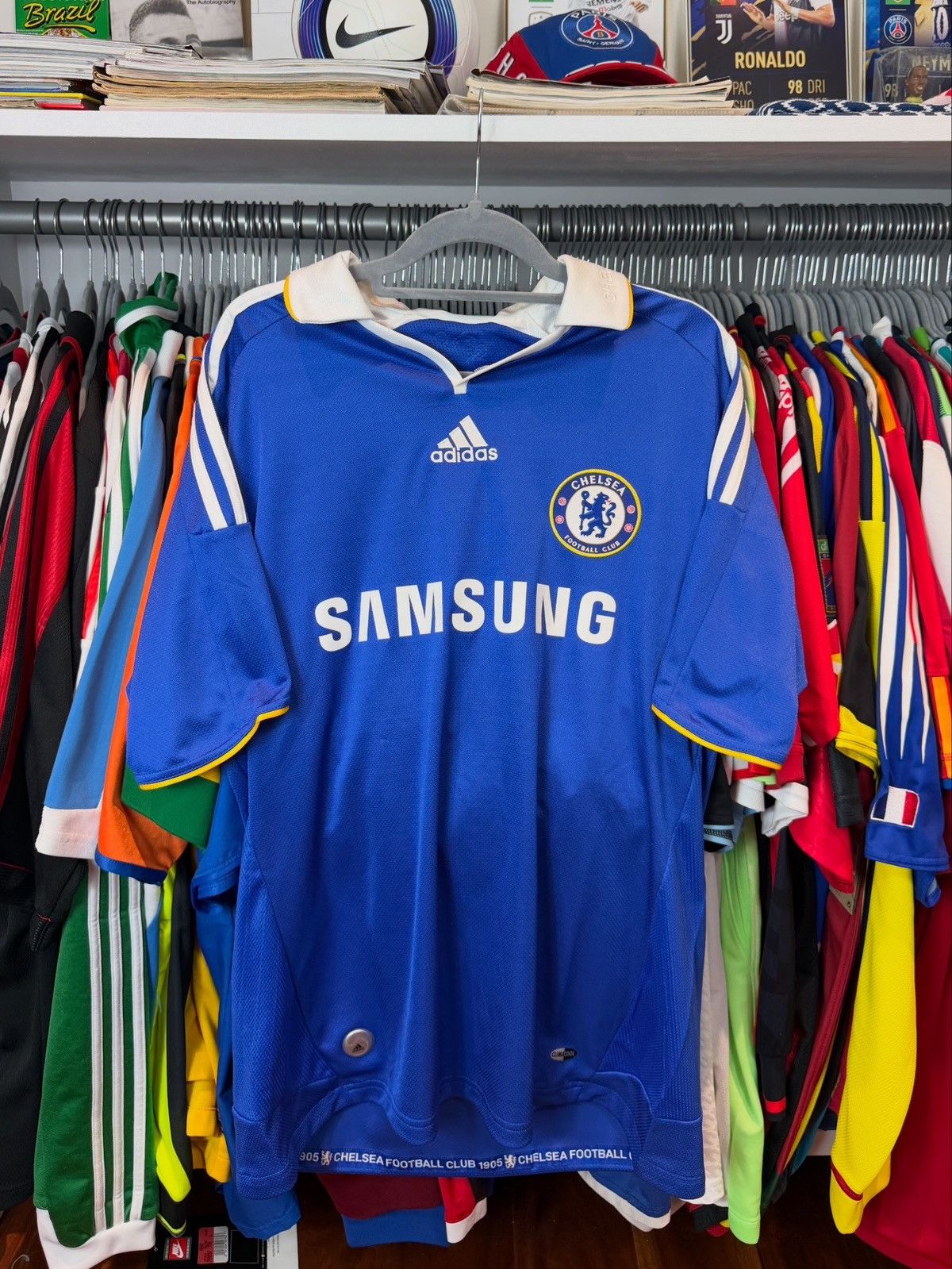 Adidas Chelsea 2008/09 Drogba Home Jersey Size US L / EU 52-54 / 3 - 4 Thumbnail