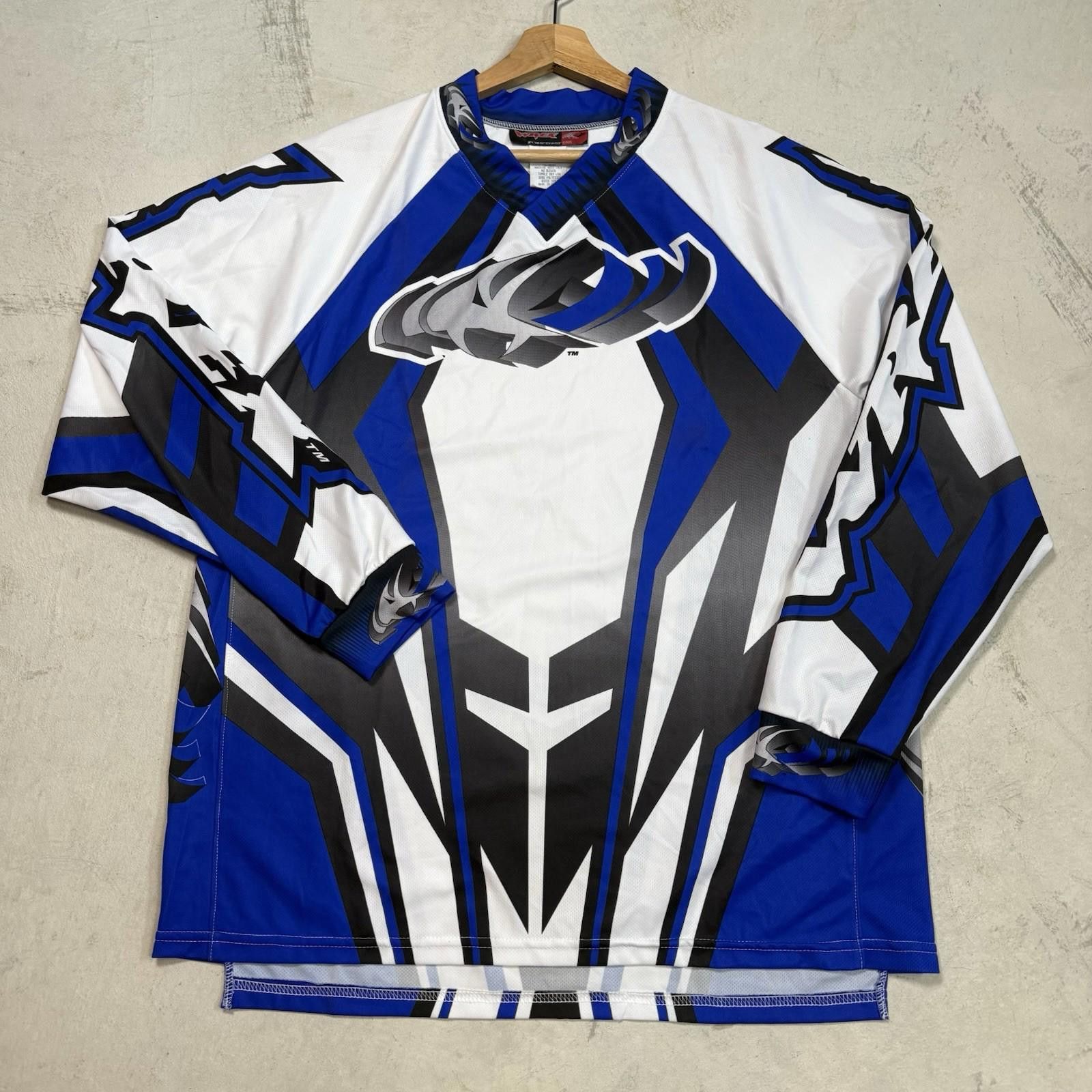 Other VTG Wrex Wear Blue Motocross Jersey Long Sleeve Men M Canada Size US M / EU 48-50 / 2 - 1 Thumbnail