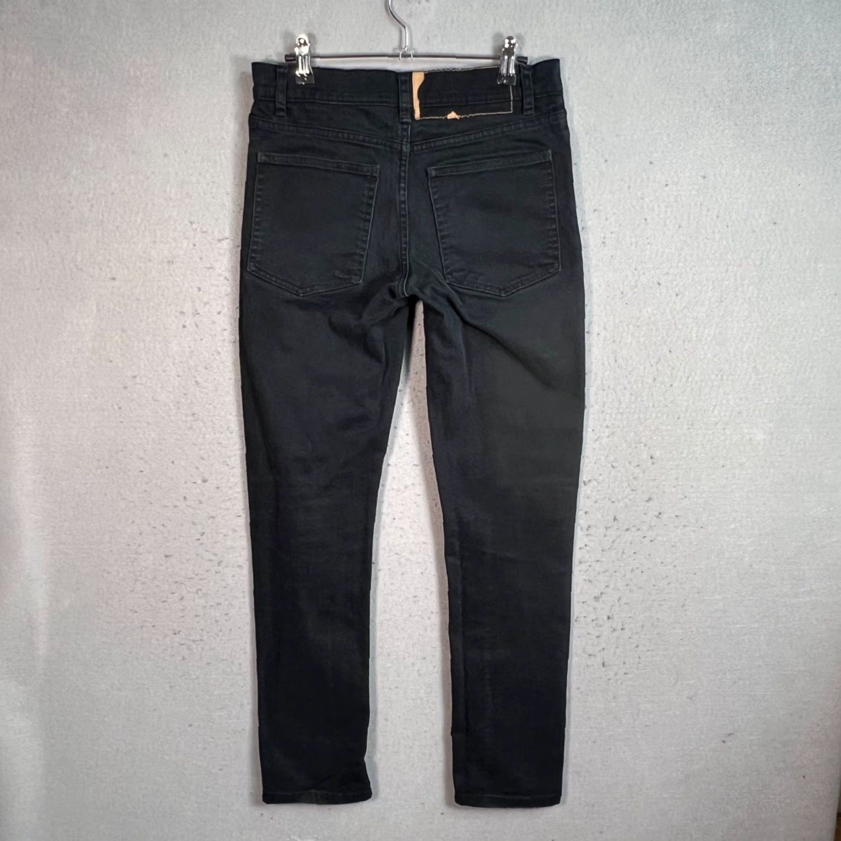 Cheap Monday CHEAP MONDAY Black Skinny Jeans Womens 27 Dark Wash Denim Size 27 Stretch 5-Pocket Mid Rise Vintage No Womens Jeans 29 Inseam Size 27" / US 4 / IT 40 - 2 Thumbnail