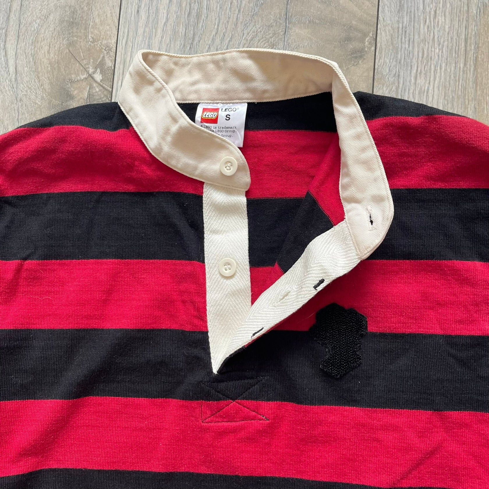 LEGO Lego 2000 Black & Red Rugby Shirt Size US S / EU 44-46 / 1 - 5 Thumbnail