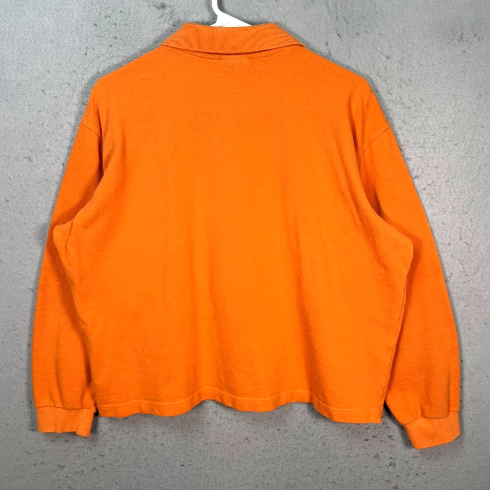 Lacoste Lacoste Mens Polo Shirt 100% Cotton Orange Long Sleeve Cropped 6 Regular Shirt Size US S / EU 44-46 / 1 - 2 Thumbnail