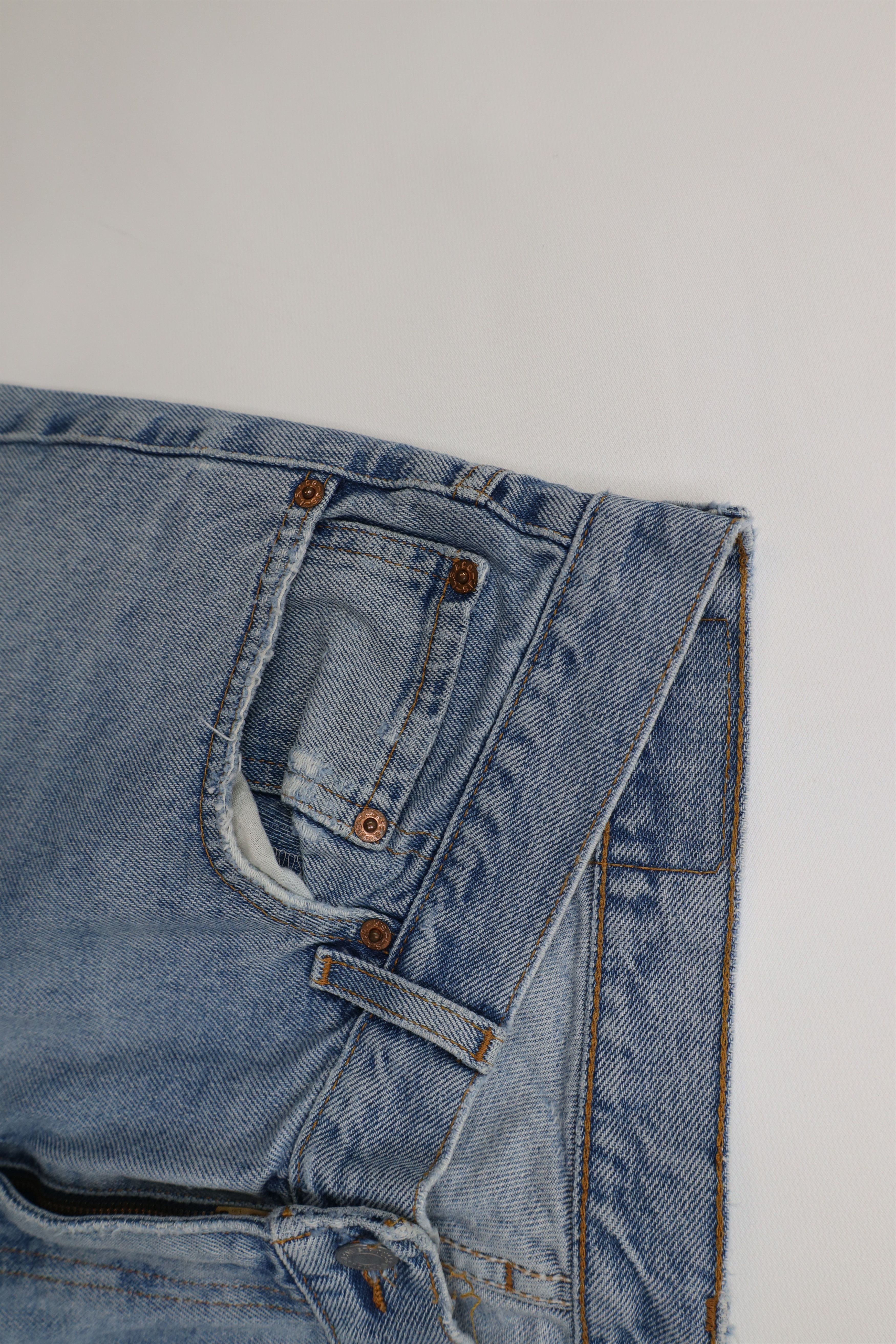 Levi's Vintage 90s Levis 512 Slim Taper Fit Denim Jeans Blue Size US 34 / EU 50 - 8 Thumbnail
